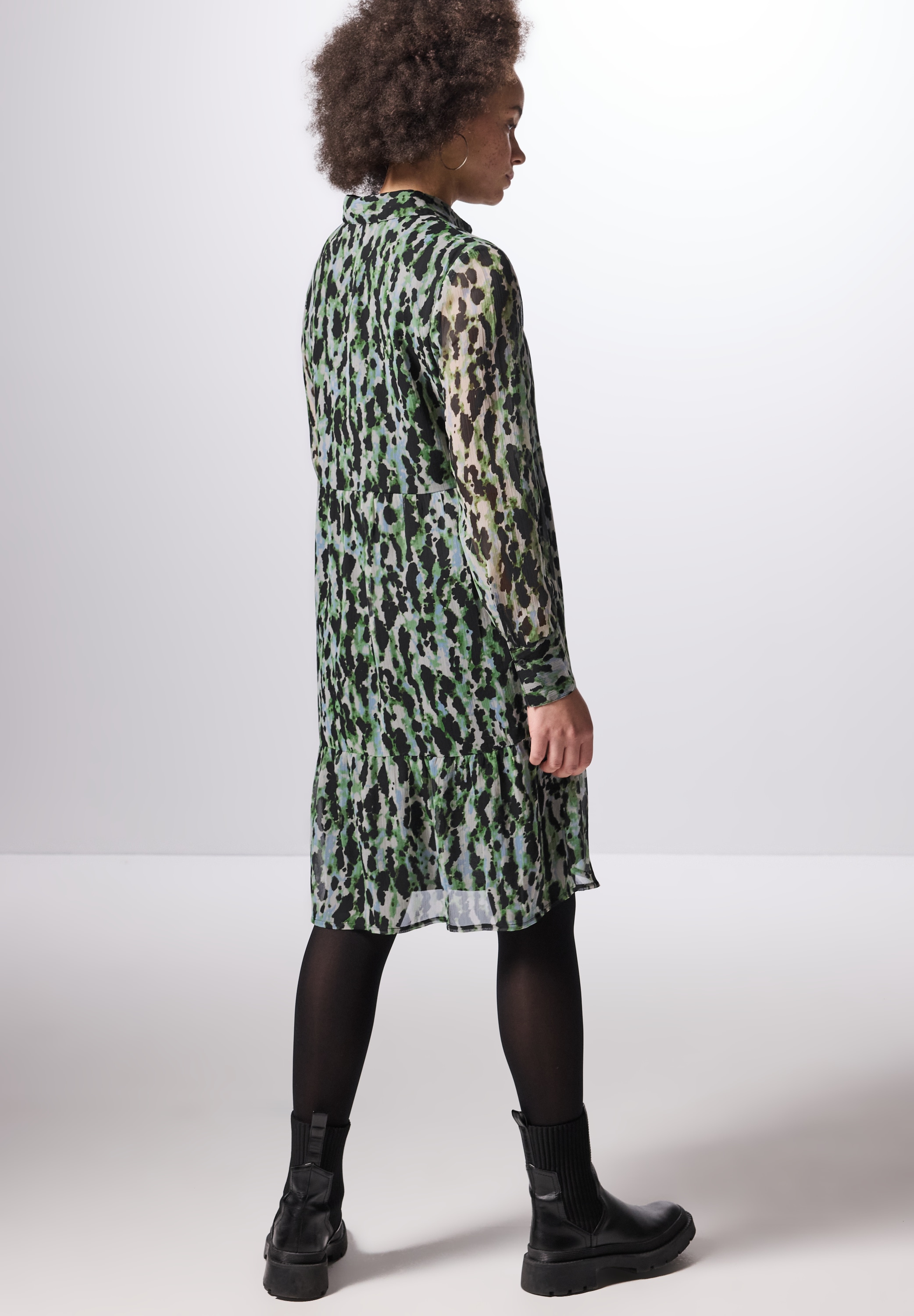 STREET ONE STUDIO Midikleid, mit allover Grafikprint