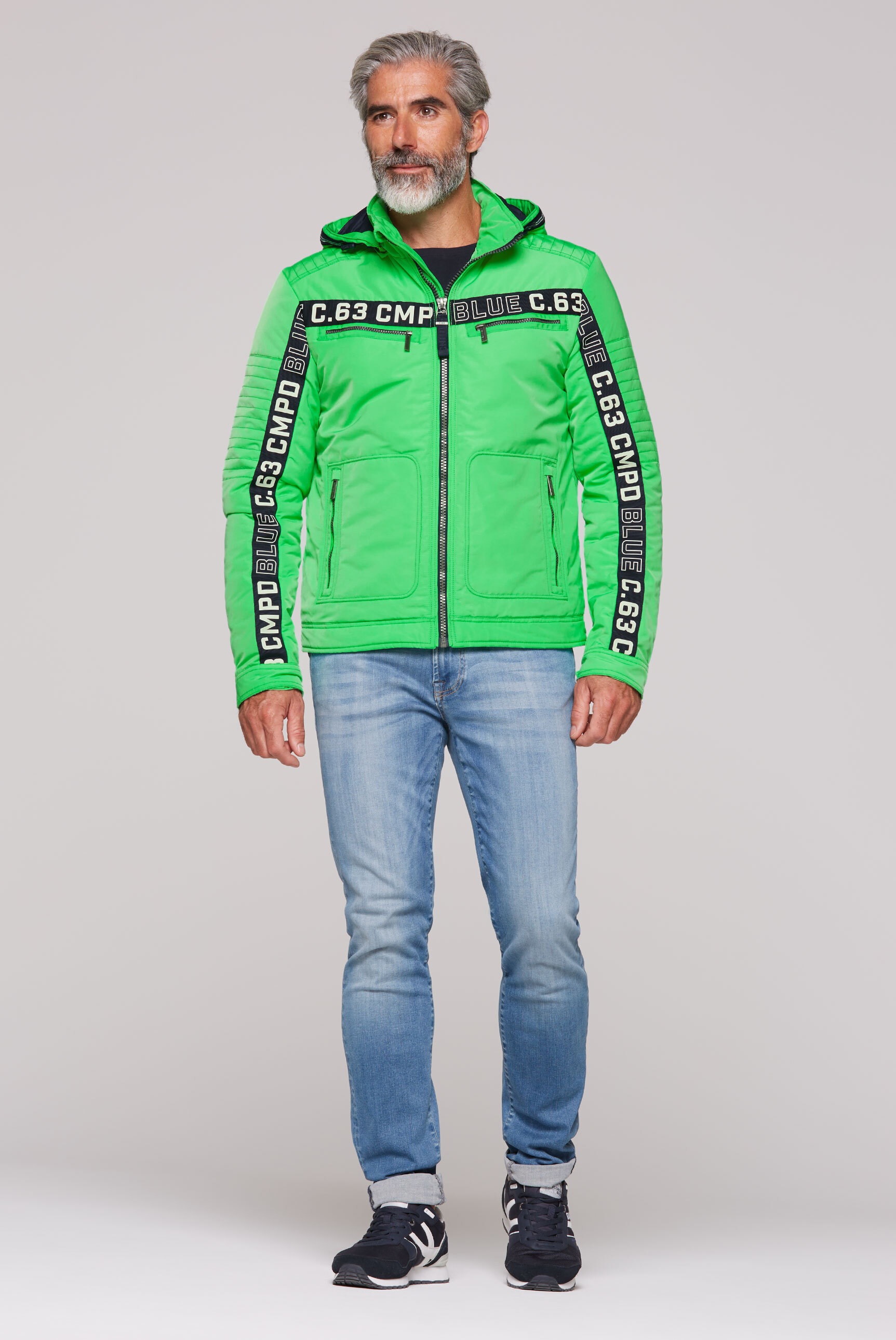 CAMP DAVID Outdoorjacke, mit Kapuze, mit Brusttaschen