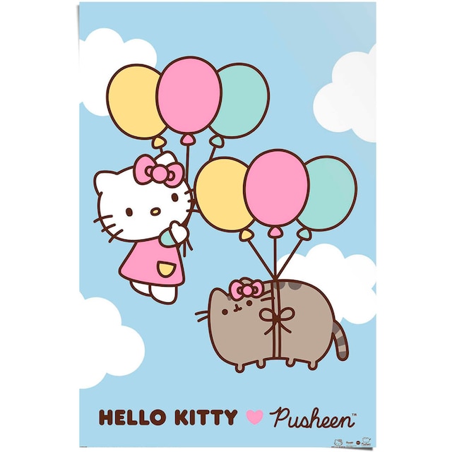 Reinders! Poster »Hello Kitty - up and away« kaufen | BAUR
