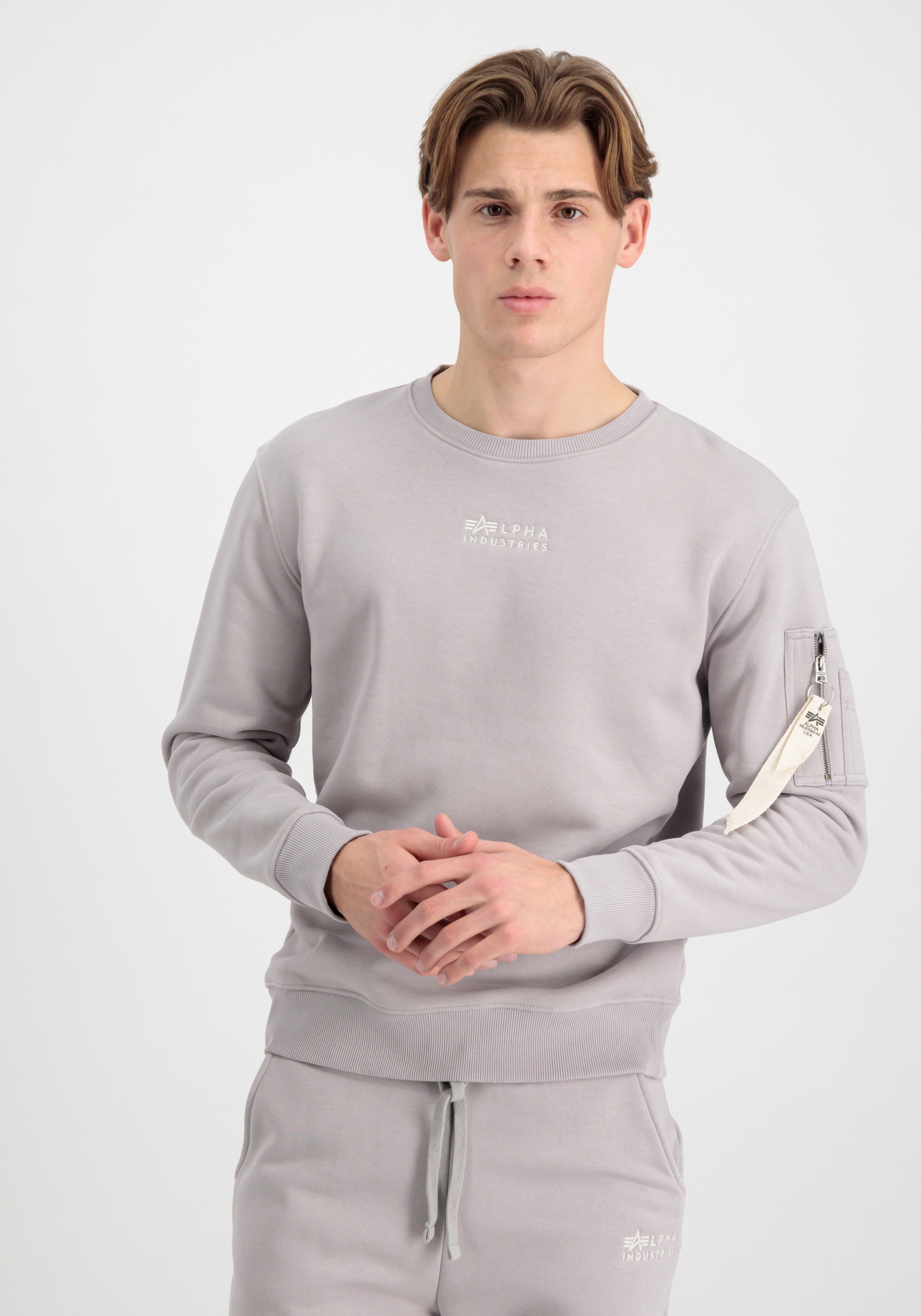 Alpha Industries Sweater "Alpha Industries Men - Sweatshirts Organics EMB S günstig online kaufen