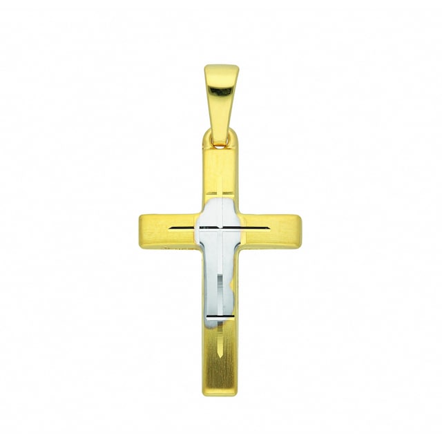 Adelia´s Kette mit Anhänger »585 Gold Kreuz Anhänger«, Schmuckset - Set mit  Halskette | BAUR