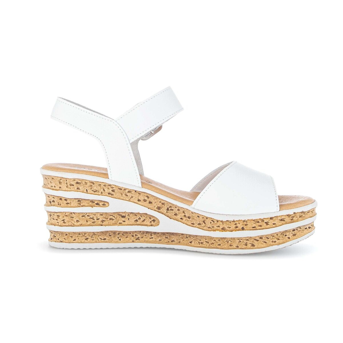 Gabor Wedge Sandal White 37.5 2