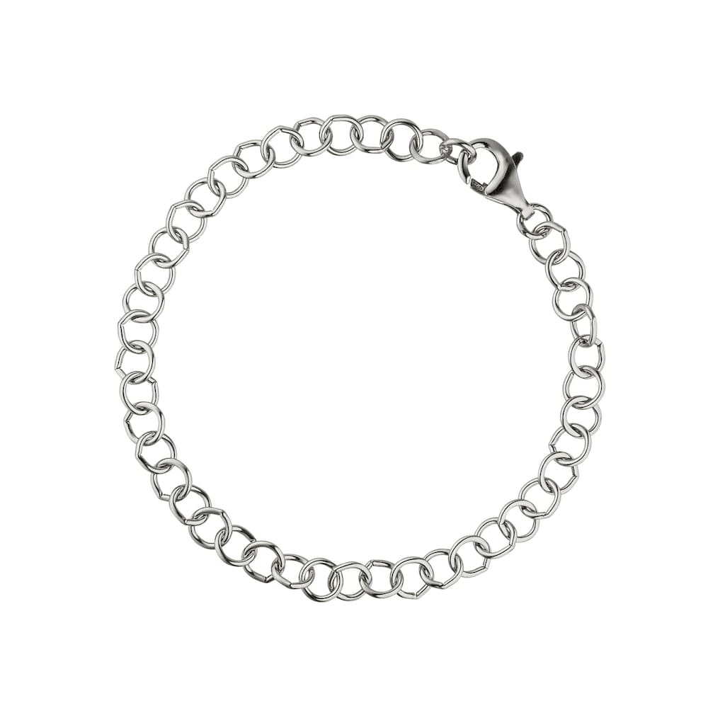JOBO Silberarmband »Rund-Anker-Armband« 925 Silber 19 cm