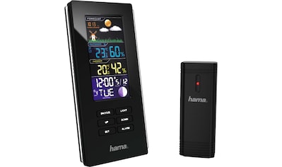 Hama Wetterstation »Wetterstation mit Außensensor, Funk, Innen-/Außentemperatur... kaufen