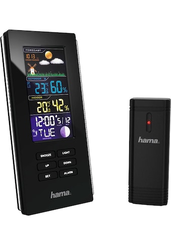 Hama Wetterstation »Außensensor, Funk, Innen-/Außentemperatur, Wettervorhersage«,... kaufen