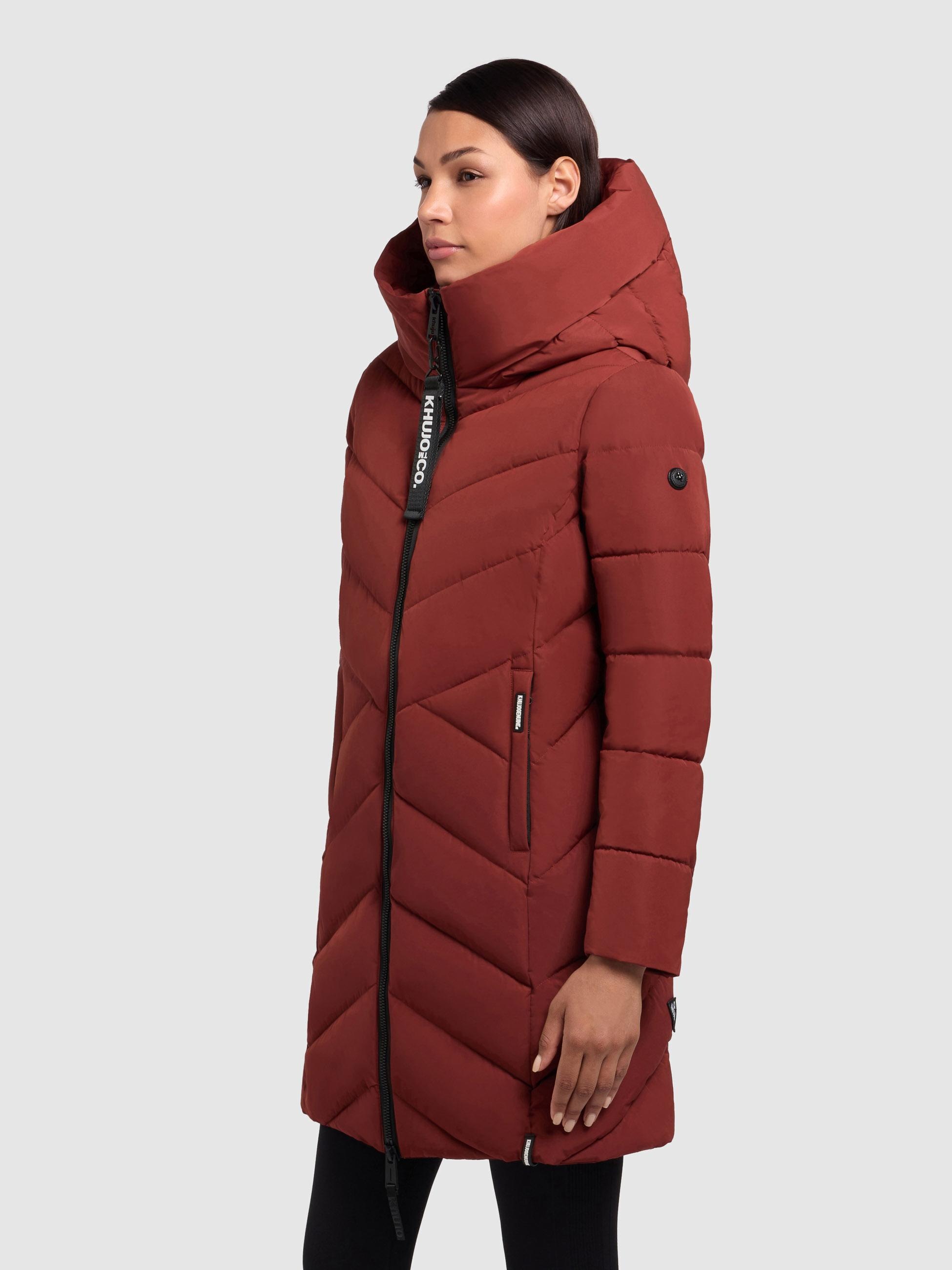 khujo Wintermantel "Darka2-YM" Winter Steppmantel mit Schlüsselanhänger günstig online kaufen