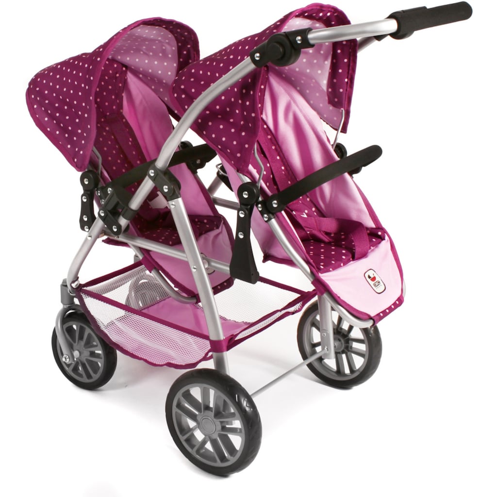 CHIC2000 Puppen-Zwillingsbuggy »Vario Brombeere«