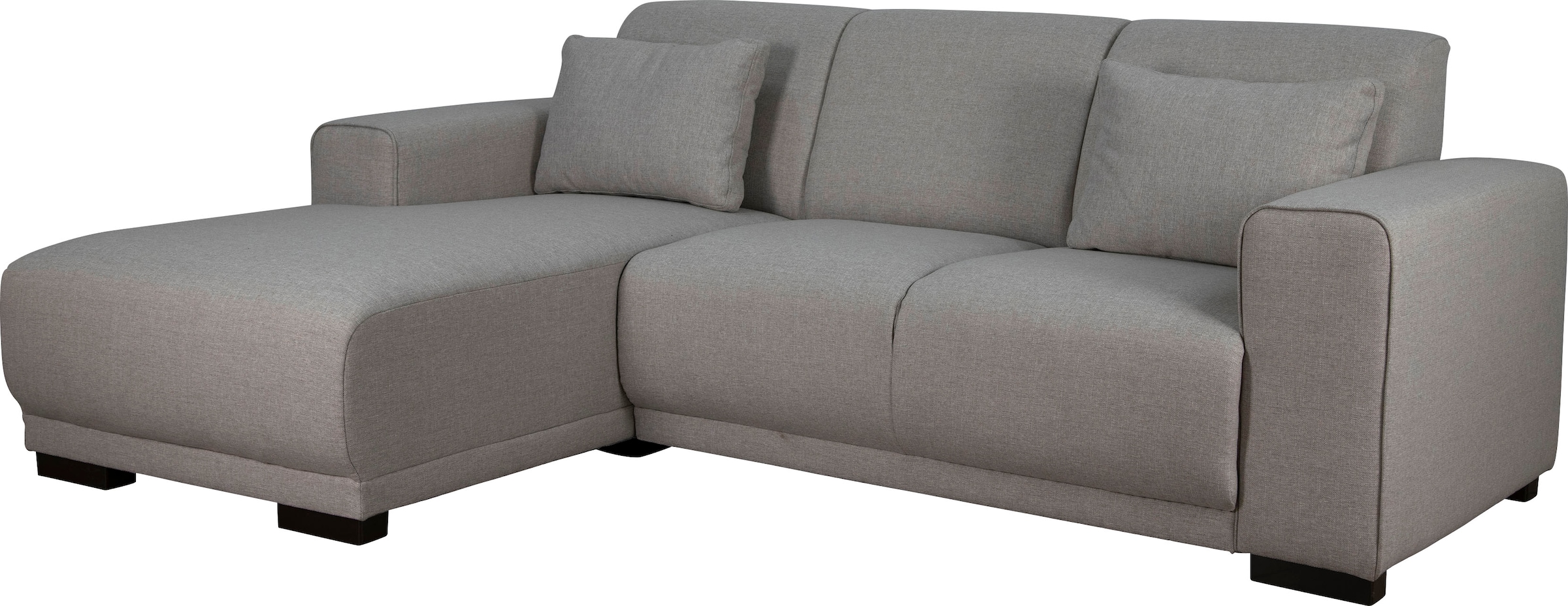 Home affaire Ecksofa »BORNHOLM L-Form mit Recamiere, Maße B/T/H: 234/162/85 cm«, Recamiere links oder rechts bestellbar, Wellenfederung, inkl. 2 Kissen
