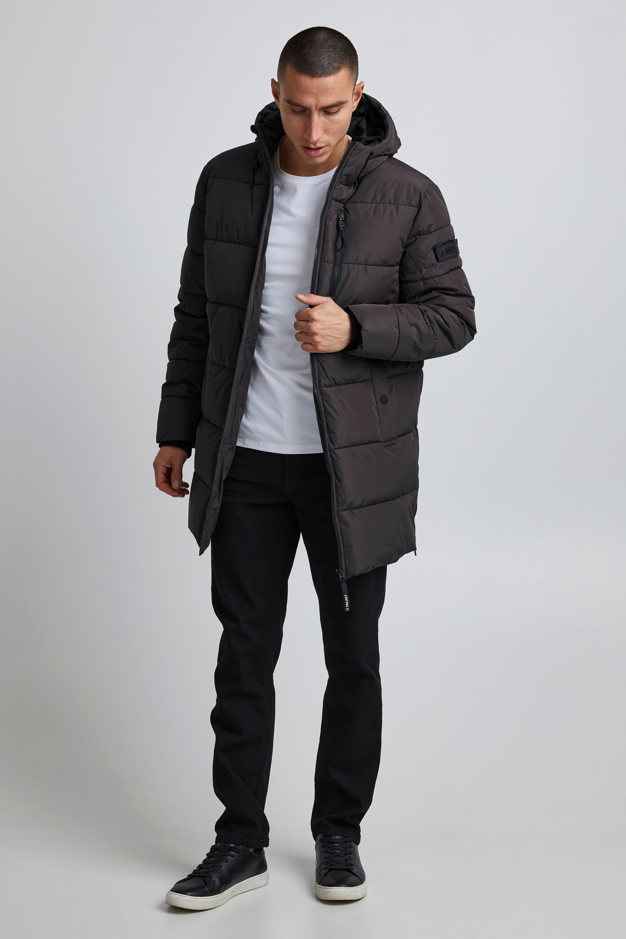 11 PROJECT PRTibor Parka Men Grey Size S 3