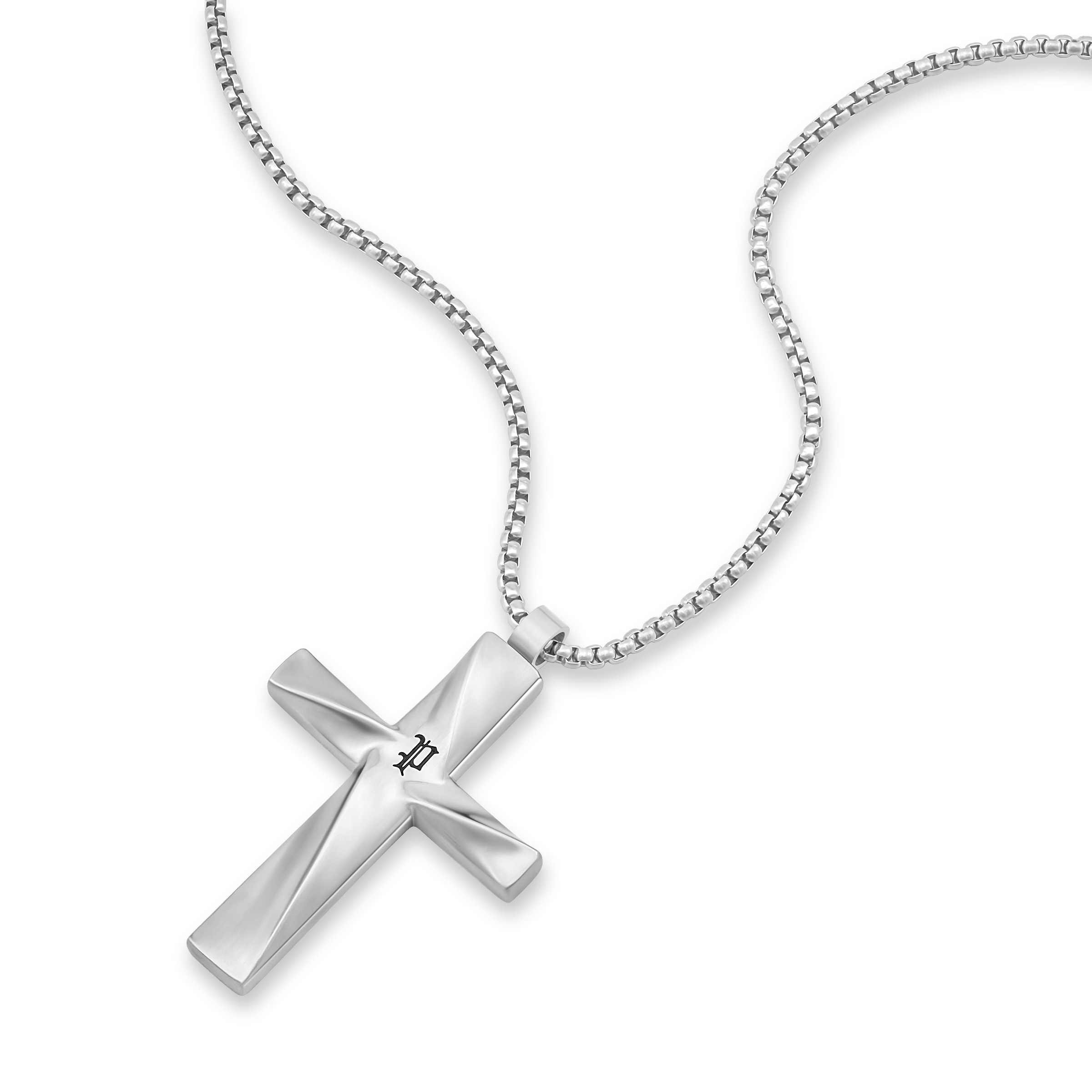 Police Kette mit Anhänger »Contorto Kreuz«