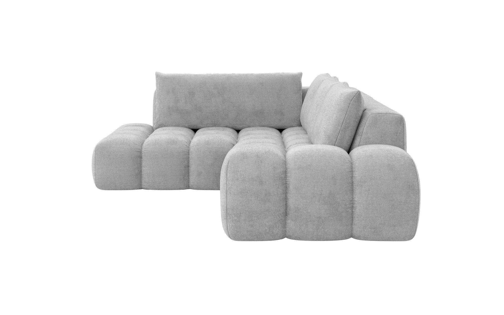 INOSIGN Ecksofa »AZITA klein, L-Form, elegant und bequem Designsofa«, lose Rückenkissen, traumhafte Steppung, Maße B/T/H: 296/176,5/89 cm