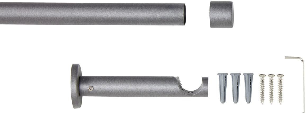 Good Life Vorhangstange "Gorra" Ø 20 mm 1 läufig-läufig Fixmaß Metallgarnit günstig online kaufen