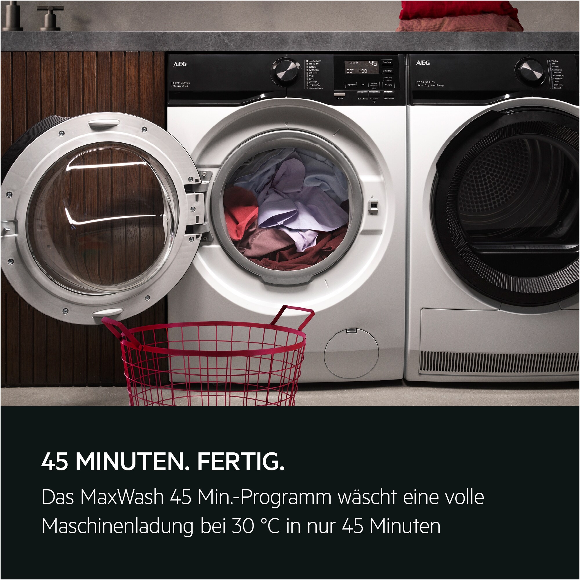 AEG Waschmaschine 6000 »LR6A5E480« 8 kg 1400 U/min