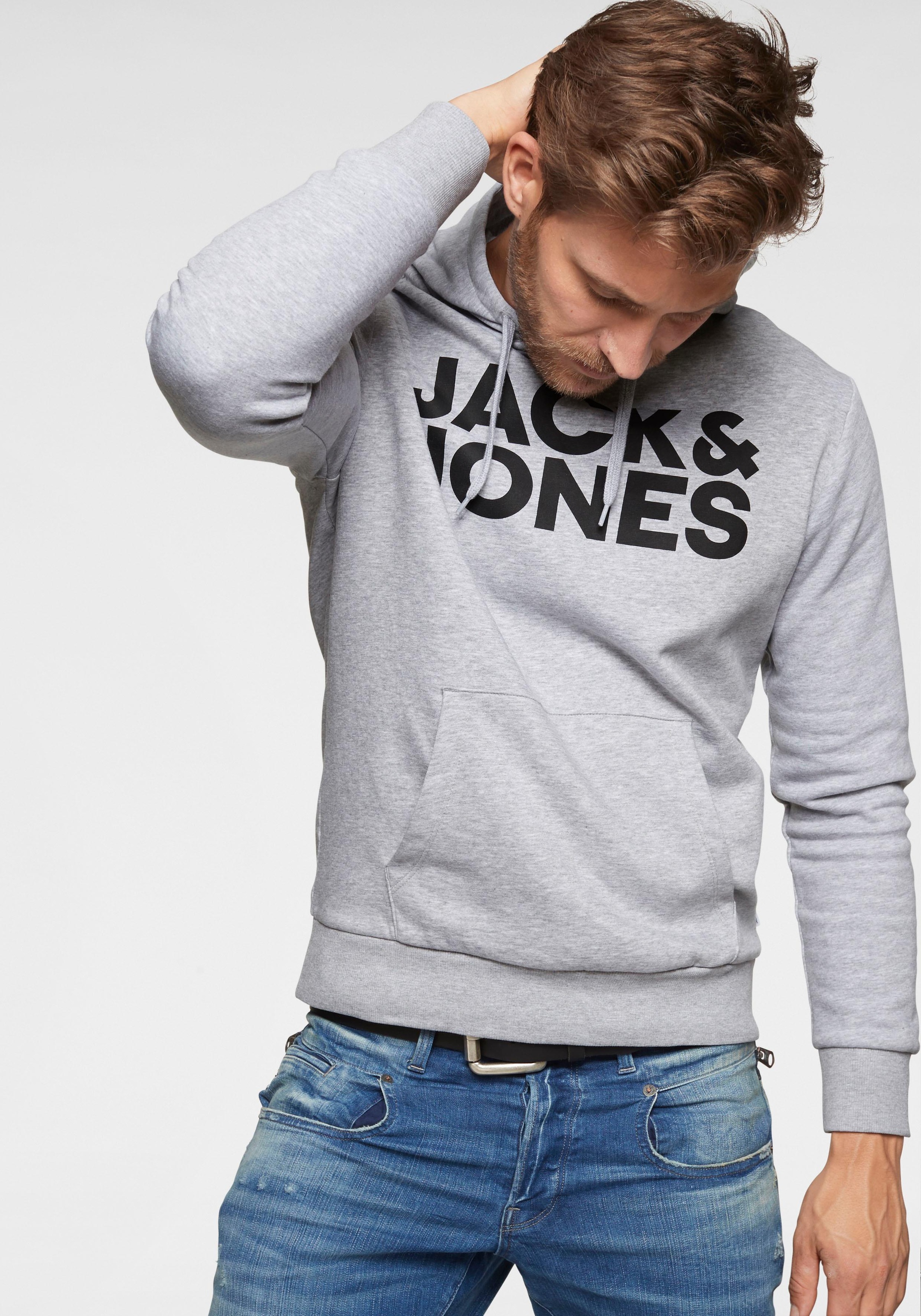 Jack & Jones Kapuzensweatshirt "JJECORP Kapuze und Frontprint", bedruckt, m günstig online kaufen
