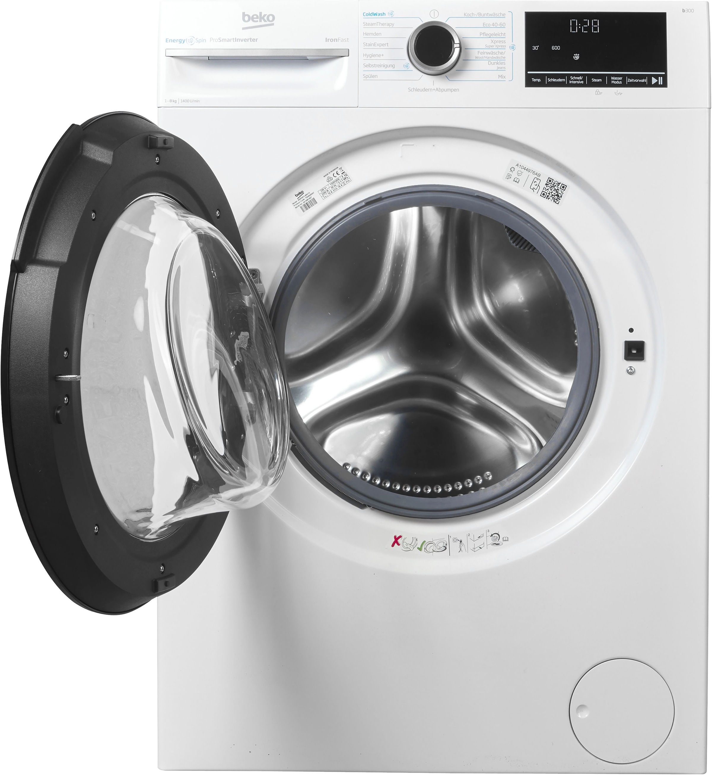 BEKO Waschmaschine "BM3WFU4841N" 8 kg 1400 U/min Waschen mit EnergySpin: Bi günstig online kaufen