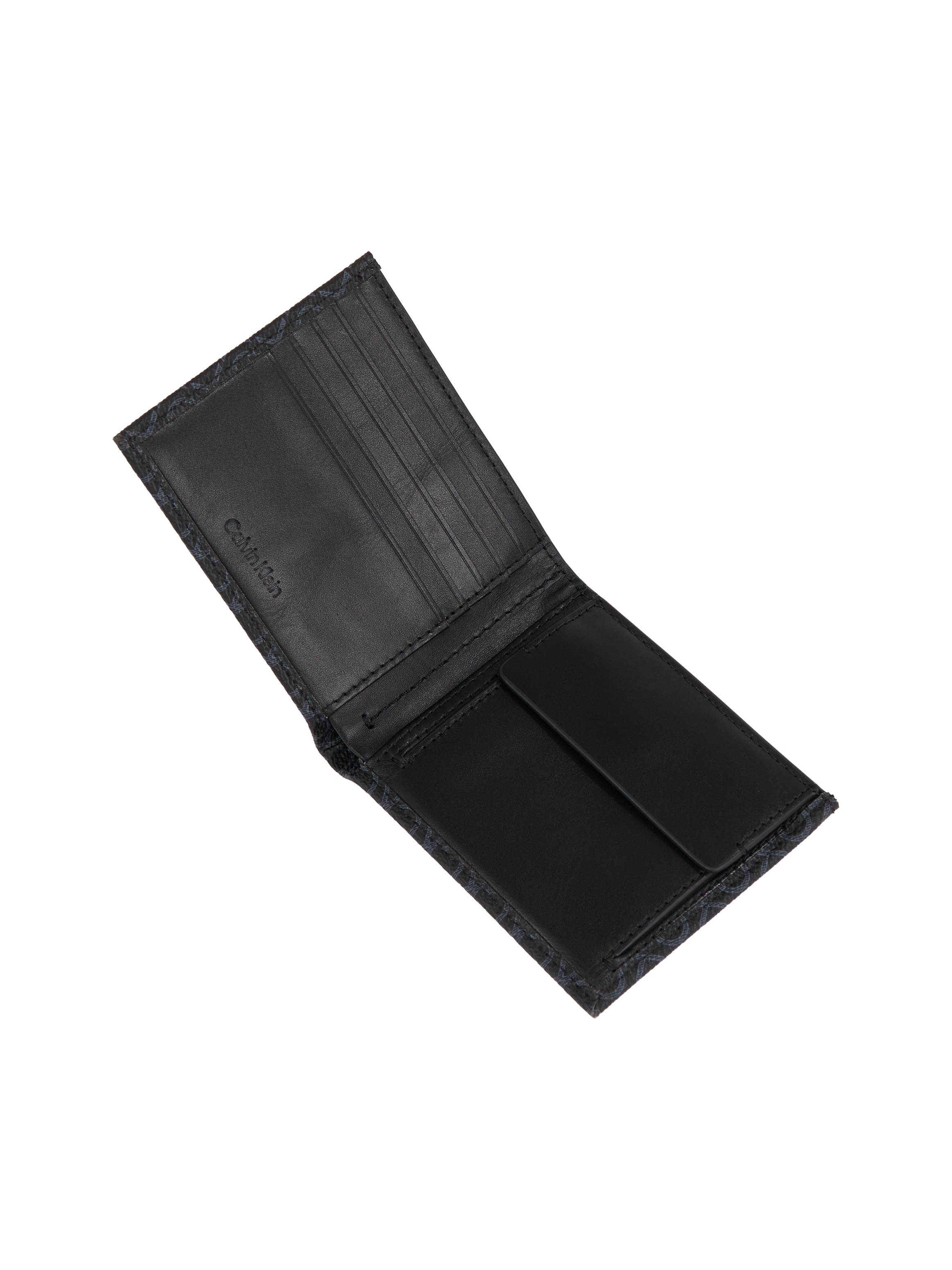 Calvin Klein Geldbörse »CLASSIC MONO BIFOLD 5CC W/COIN«, Portemonnaie, Geldbeutel Herren mit CK-Muster