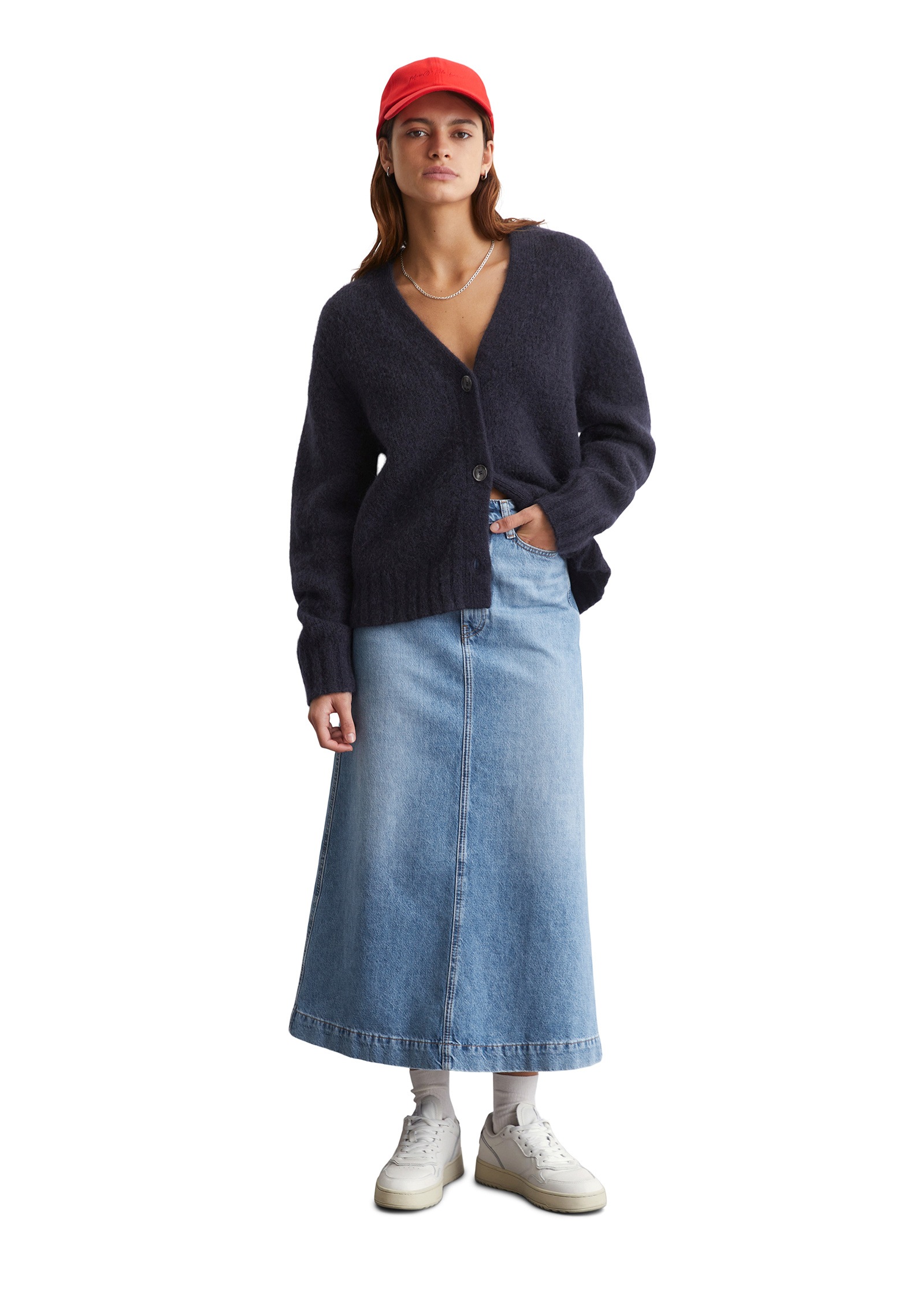 Marc O'Polo DENIM Cardigan »aus kuscheligem Schurwolle-Mohair-Mix«