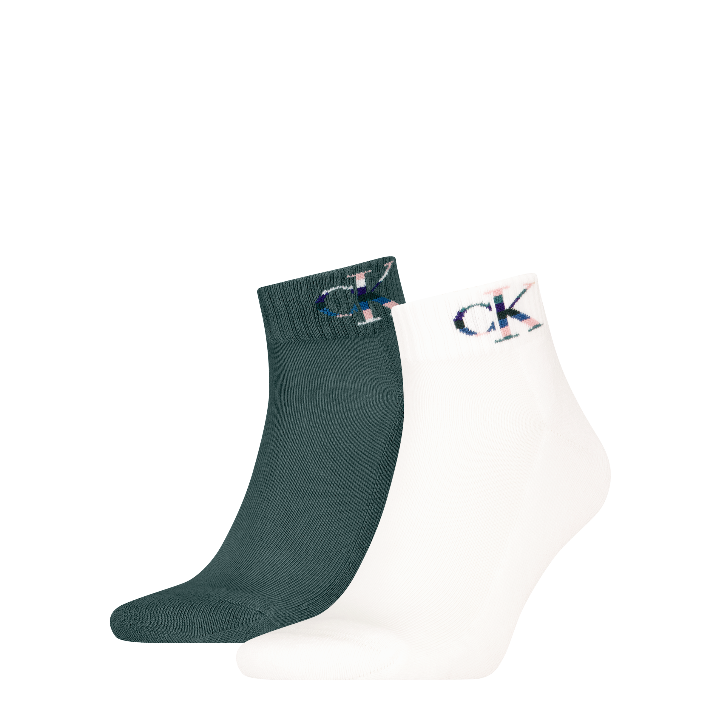 Calvin Klein Jeans Kurzsocken "CKJ MEN QUARTER 2P MONOGRAM", (2 Paar, 2 Paa günstig online kaufen