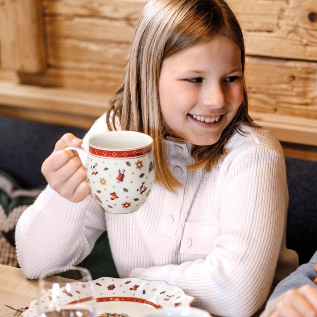 Villeroy & Boch Geschirr-Set »Frühstücks-Set Toy's Delight 6er Set rot« Handwäsche wird empfohlen