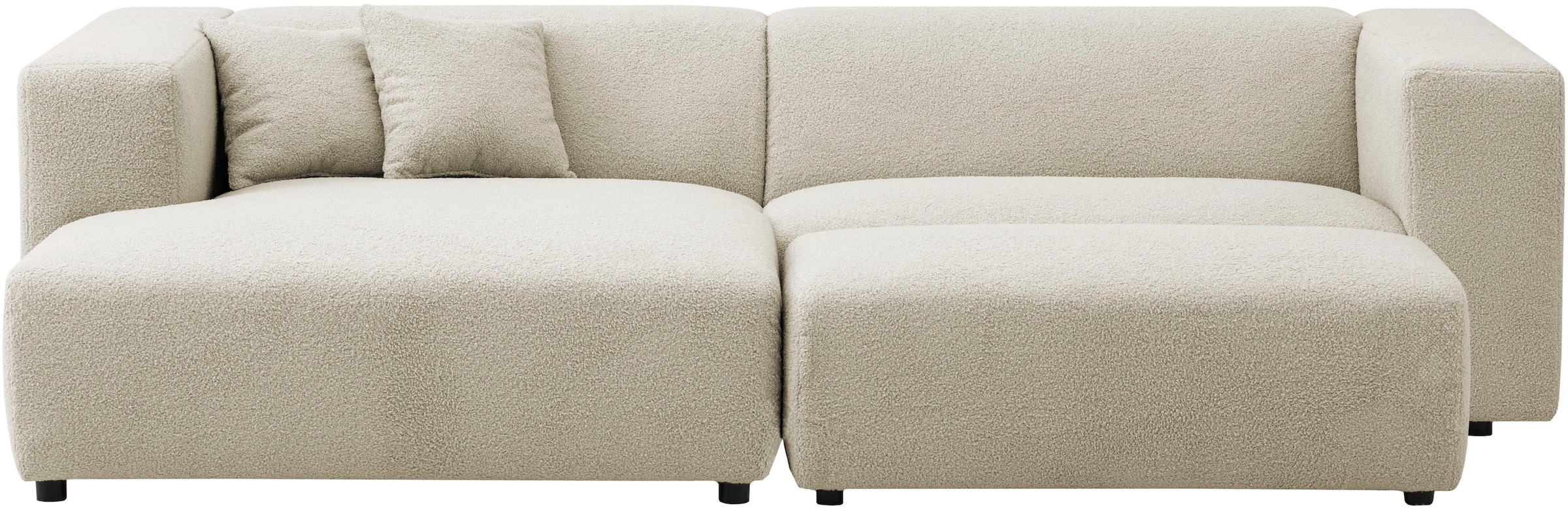 Home affaire Polsterecke "BAKELS, Ecksofa-Set mit Hocker, L-Form mit Schlaf günstig online kaufen