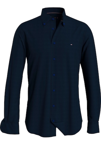 Businesshemd »CL KNITTED PIQUE SOLID RF SHIRT«