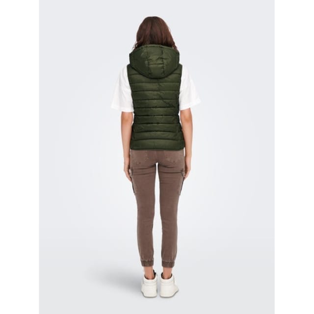 ONLY Steppweste »ONLNEWTAHOE HOOD WAISTCOAT OTW NOOS« für kaufen | BAUR