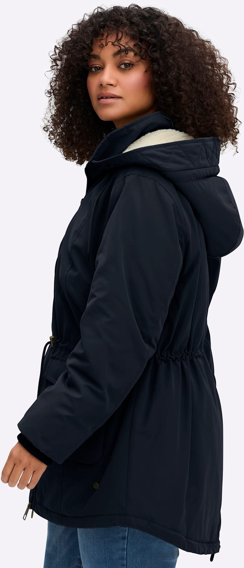 Sheego Parka, mit Kapuze