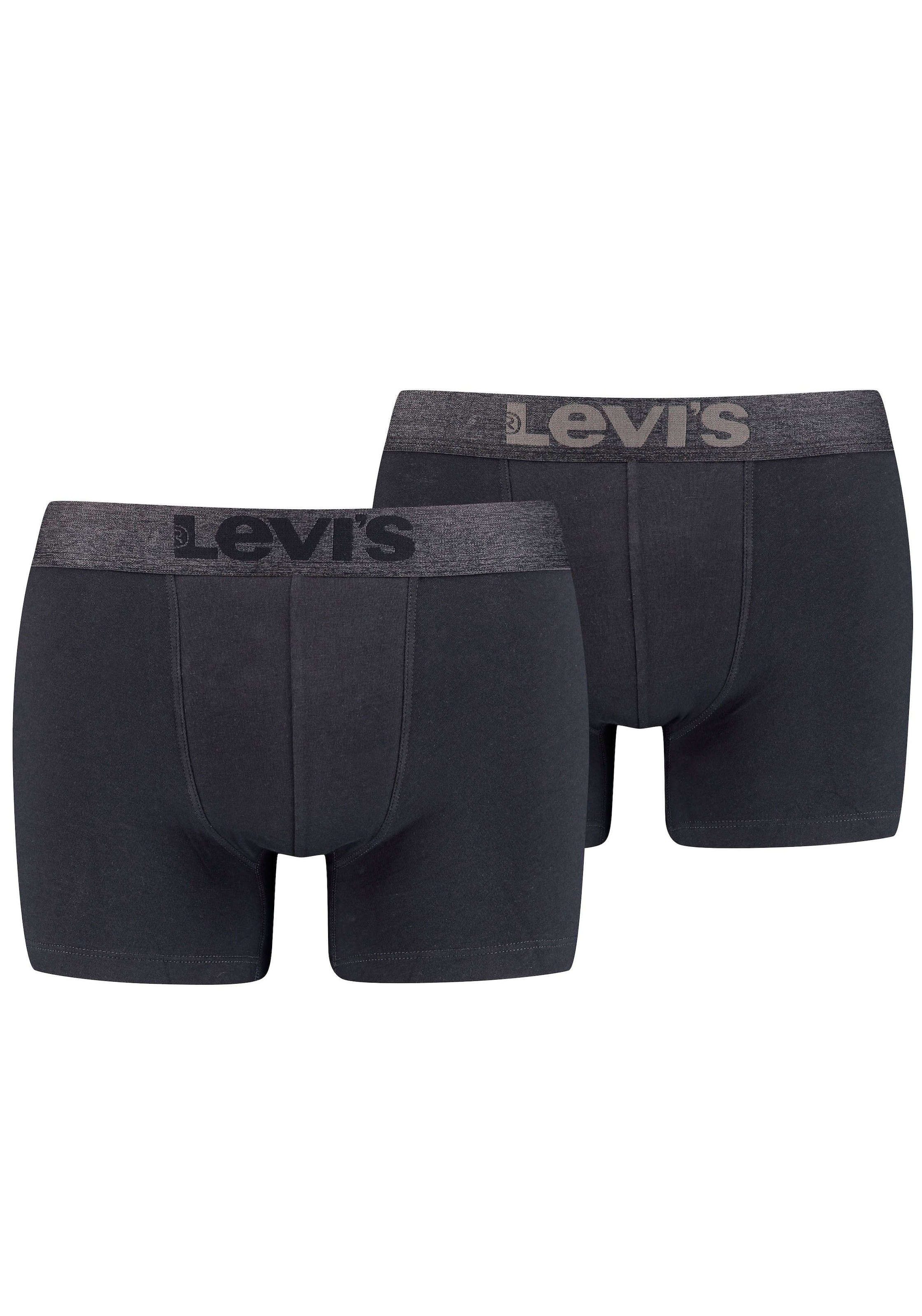 Levis Boxershorts "LEVIS MEN MEL WB BOXER BRIEF ORG CO 2P", mit breitem Log günstig online kaufen