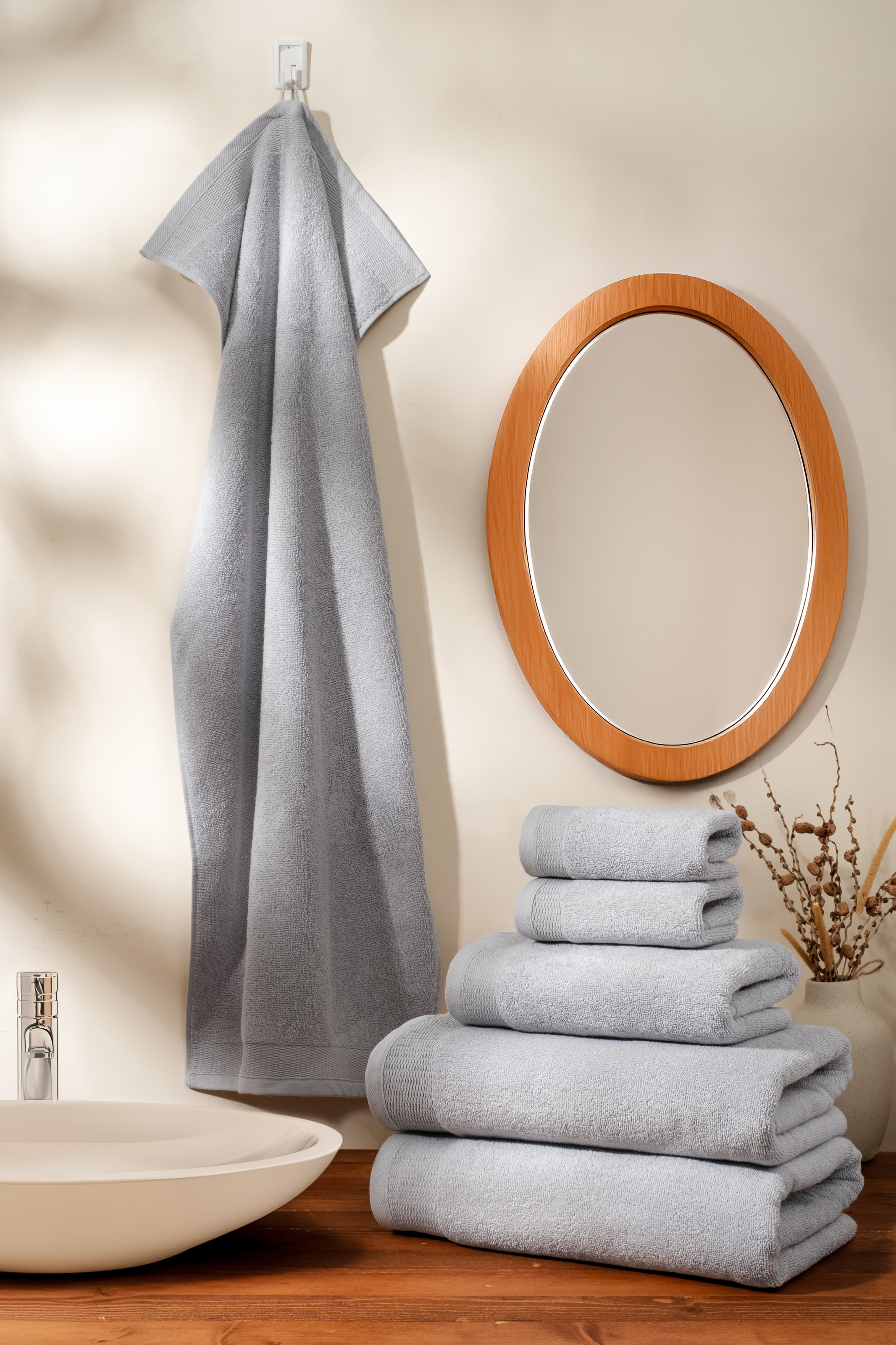 OTTO home Handtuch Set "Fenya, flauschig und weich, Premium Handtücher, 550 günstig online kaufen