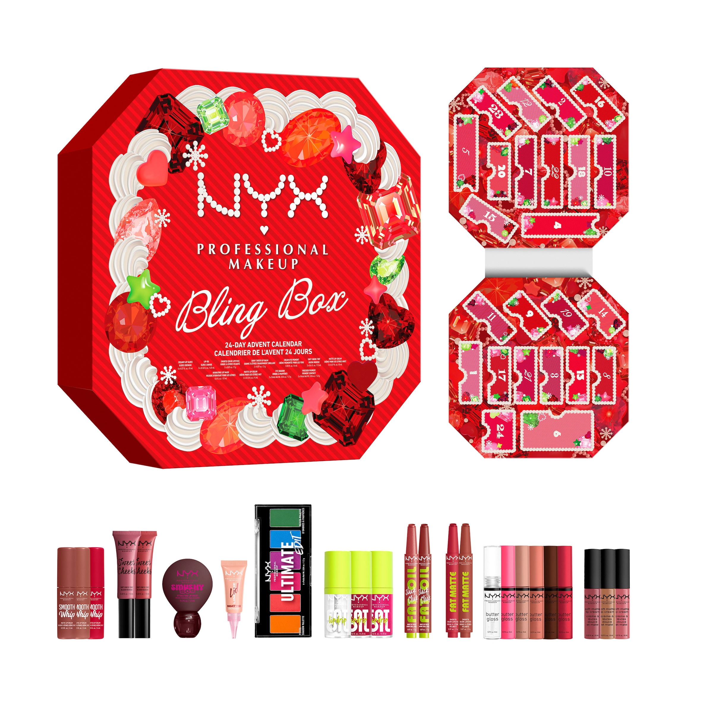 NYX PROFESSIONAL MAKEUP Kosmetik-Adventskalender »BLING BOX« ab 13 Jahren