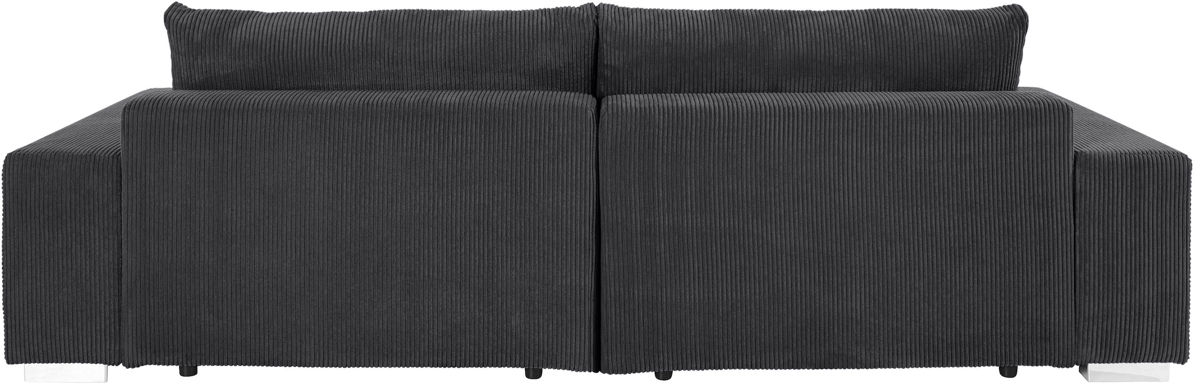 Home affaire Big-Sofa »Vasco«, Breite 277 cm, inkl. 6-teiliges Kissenset, in Cord