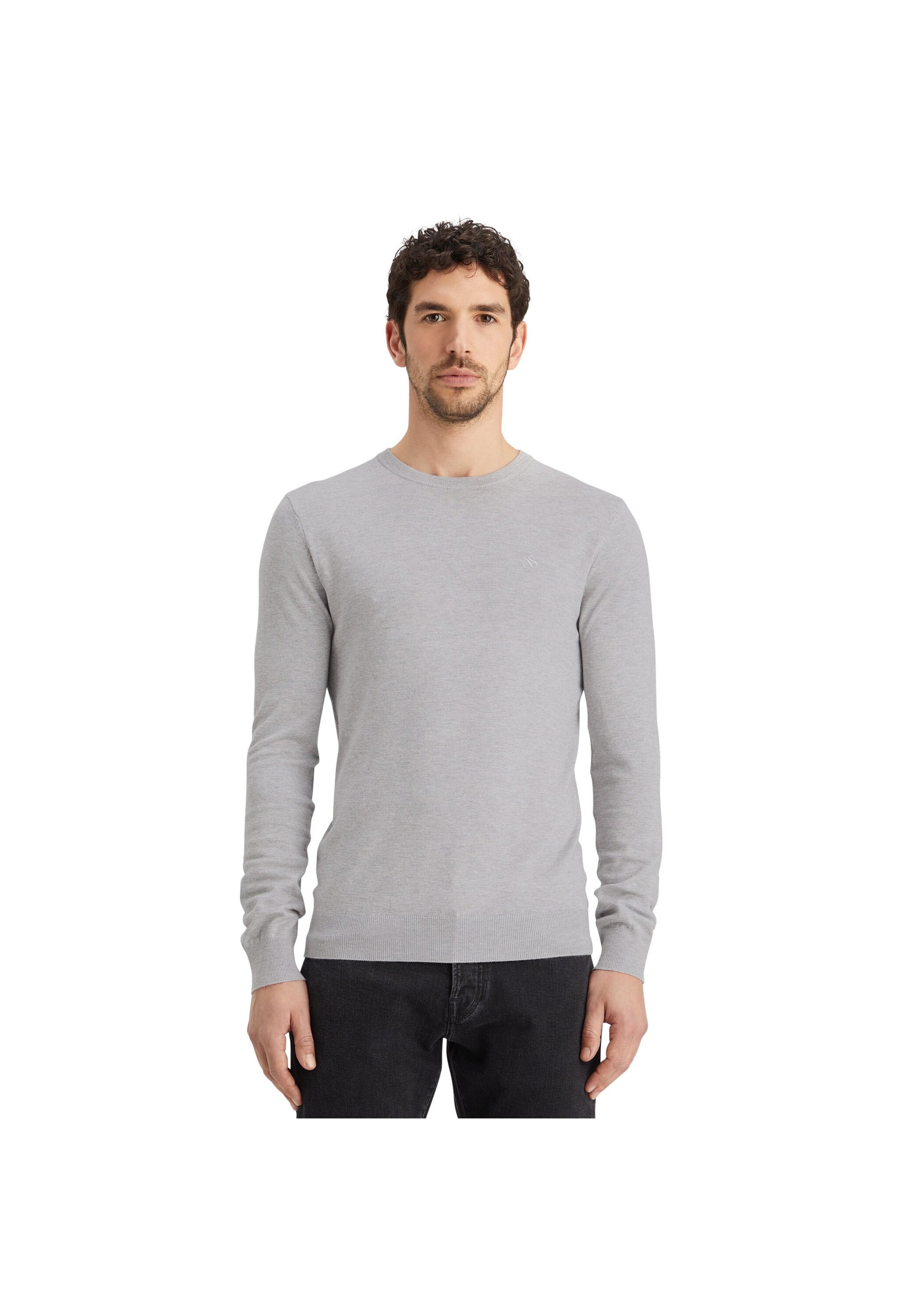 Scotch & Soda 179183 Pullover Grey Melange XL 3