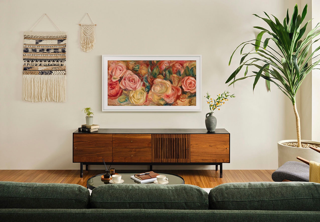 Samsung QLED-Fernseher »GQ85LS03DAU«, 4K Ultra HD, Smart-TV, The Frame, Mattes Display, Art Mode, Austauschbare Rahmen, Dolby Atmos