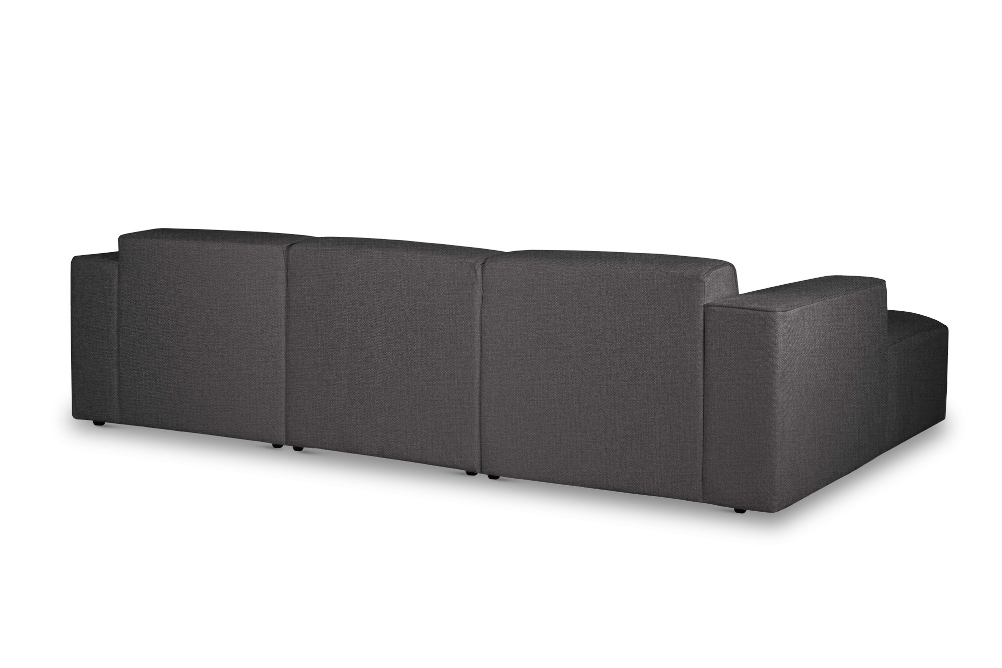 Home affaire Ecksofa »Noord mit Kedernaht, Breite 281 cm, L-Form« Cord, Struktur, Webstoff, mit Wellenunterfederung, Massivholzrahmen