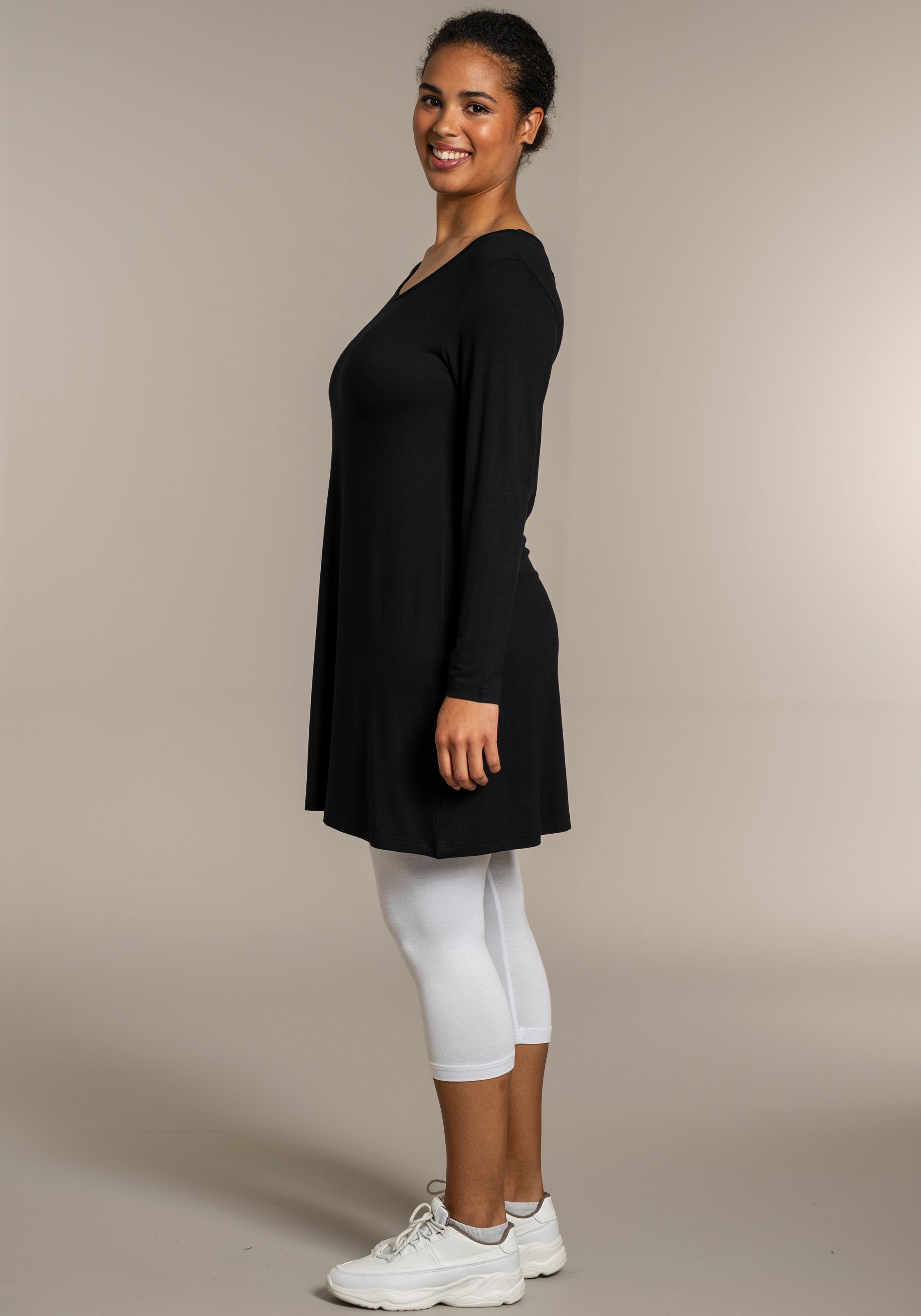 SANDGAARD Longshirt, in Unifarbe