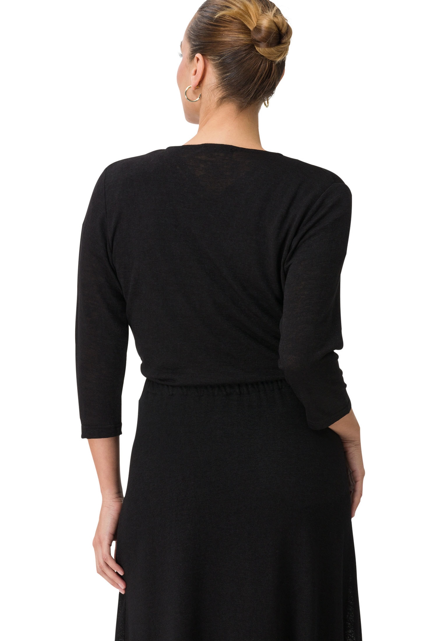 Zero Sweatjacke »zero Jerseyjacke mit Bindedetail«, Bindedetail