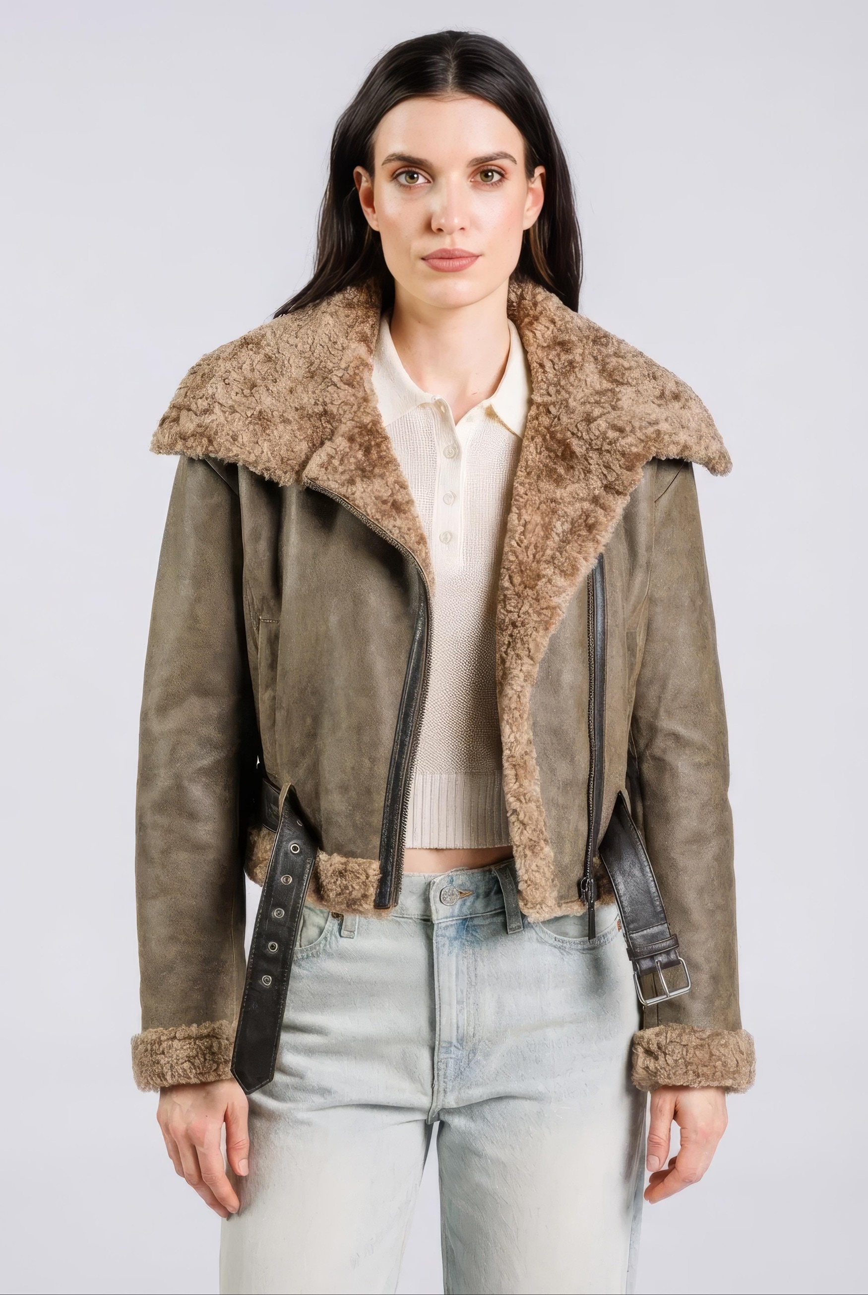 Freaky Nation Lederjacke "Shortjacket-FN" günstig online kaufen