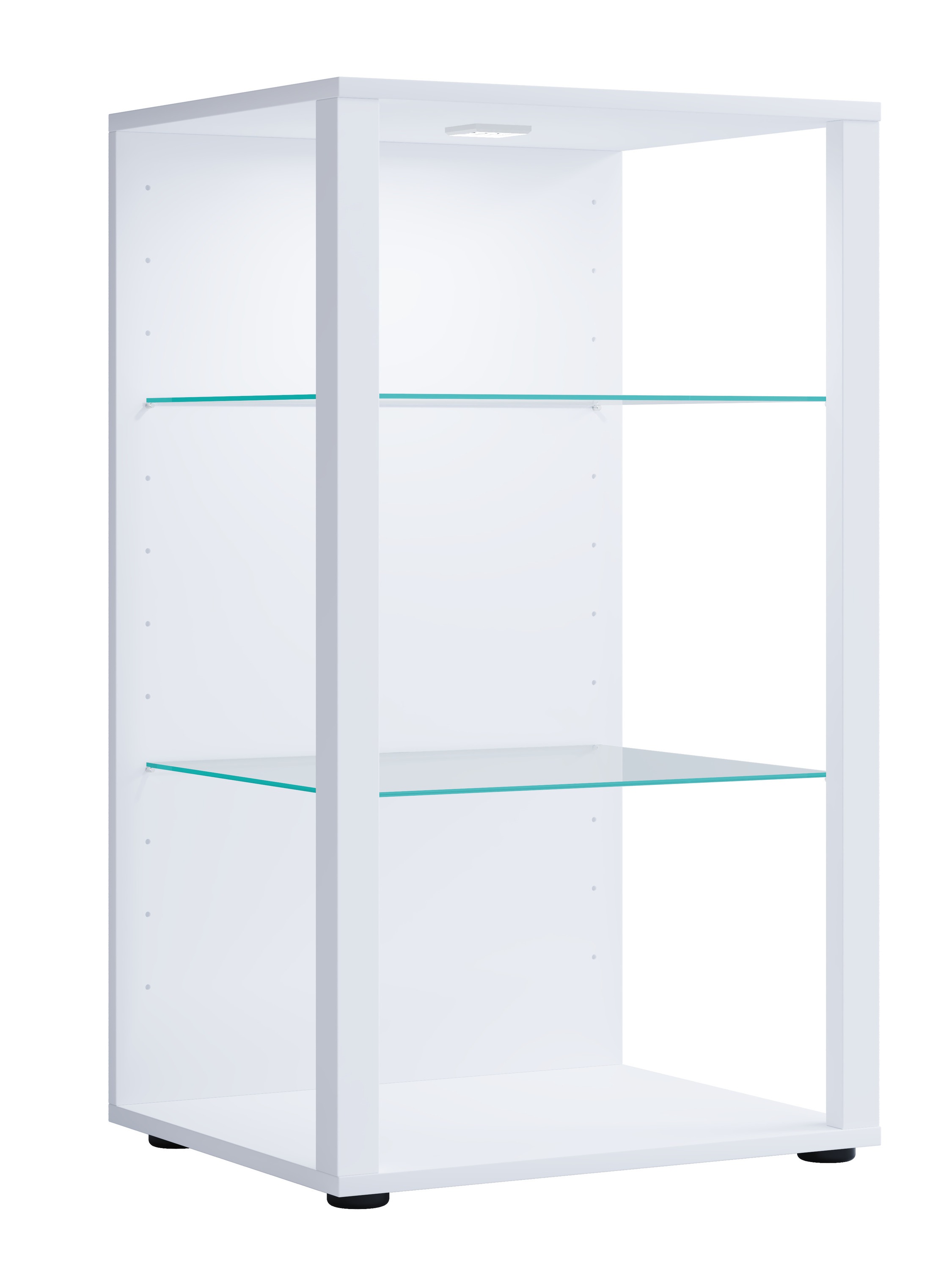 VCM Vitrine "VCM Glasvitrine stehend  Vitrine Glas mit ESG-Sicherheitsglas günstig online kaufen