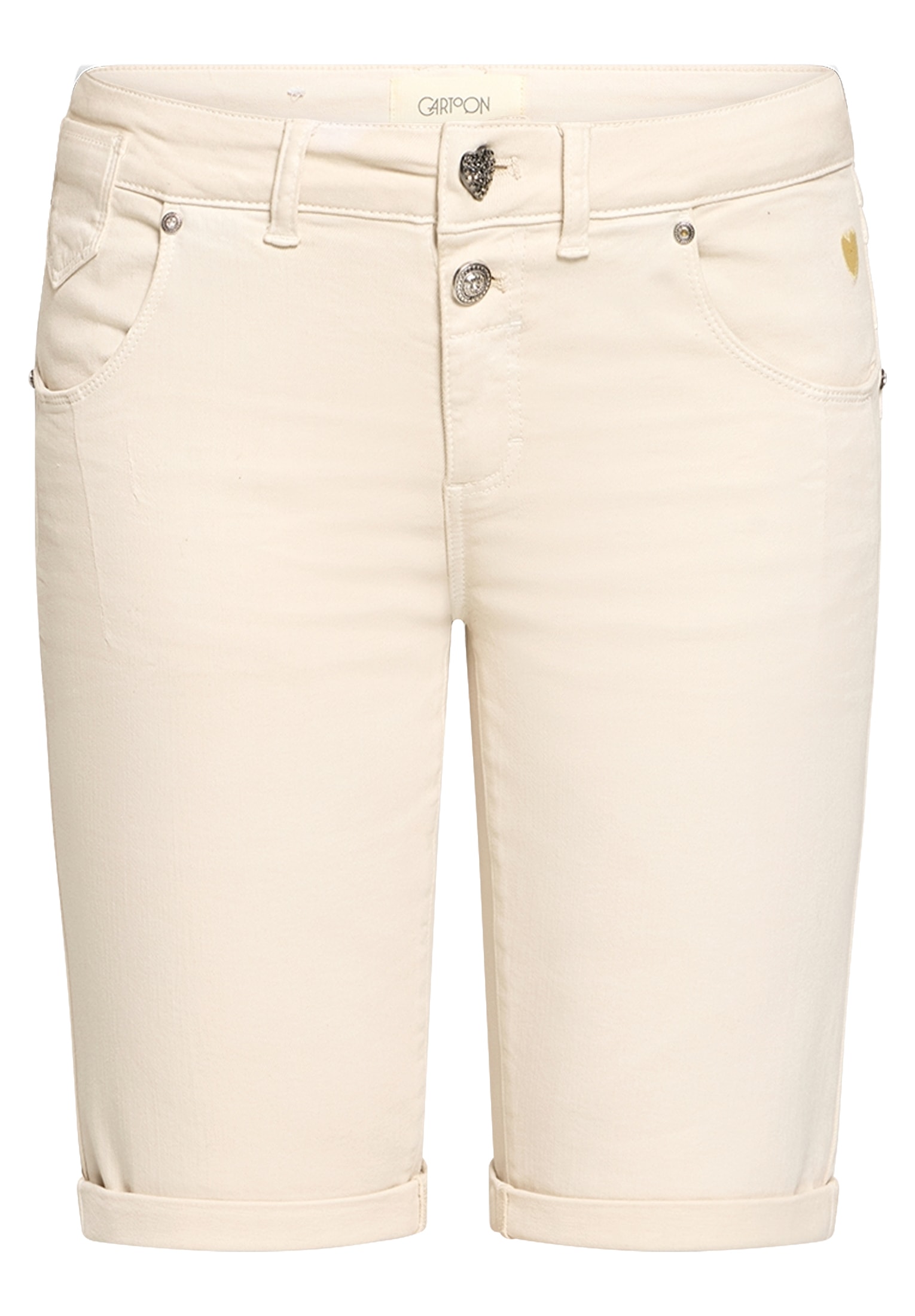 Cartoon Shorts »Damen mit Stickerei«
