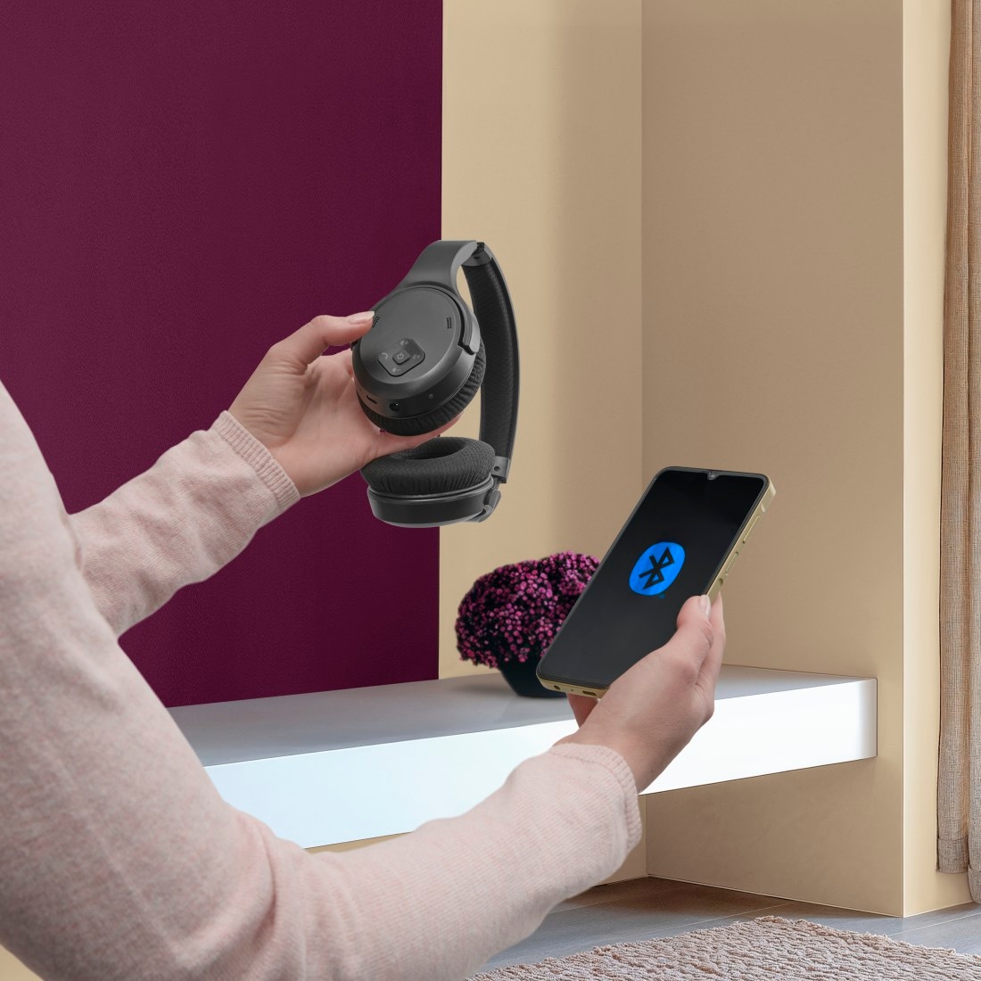 Hama HiFi-Kopfhörer »TV-Kopfhörer (kabellos, 2,4-GHz-Verbindung, 16 h Akku, Voice-Mode)«