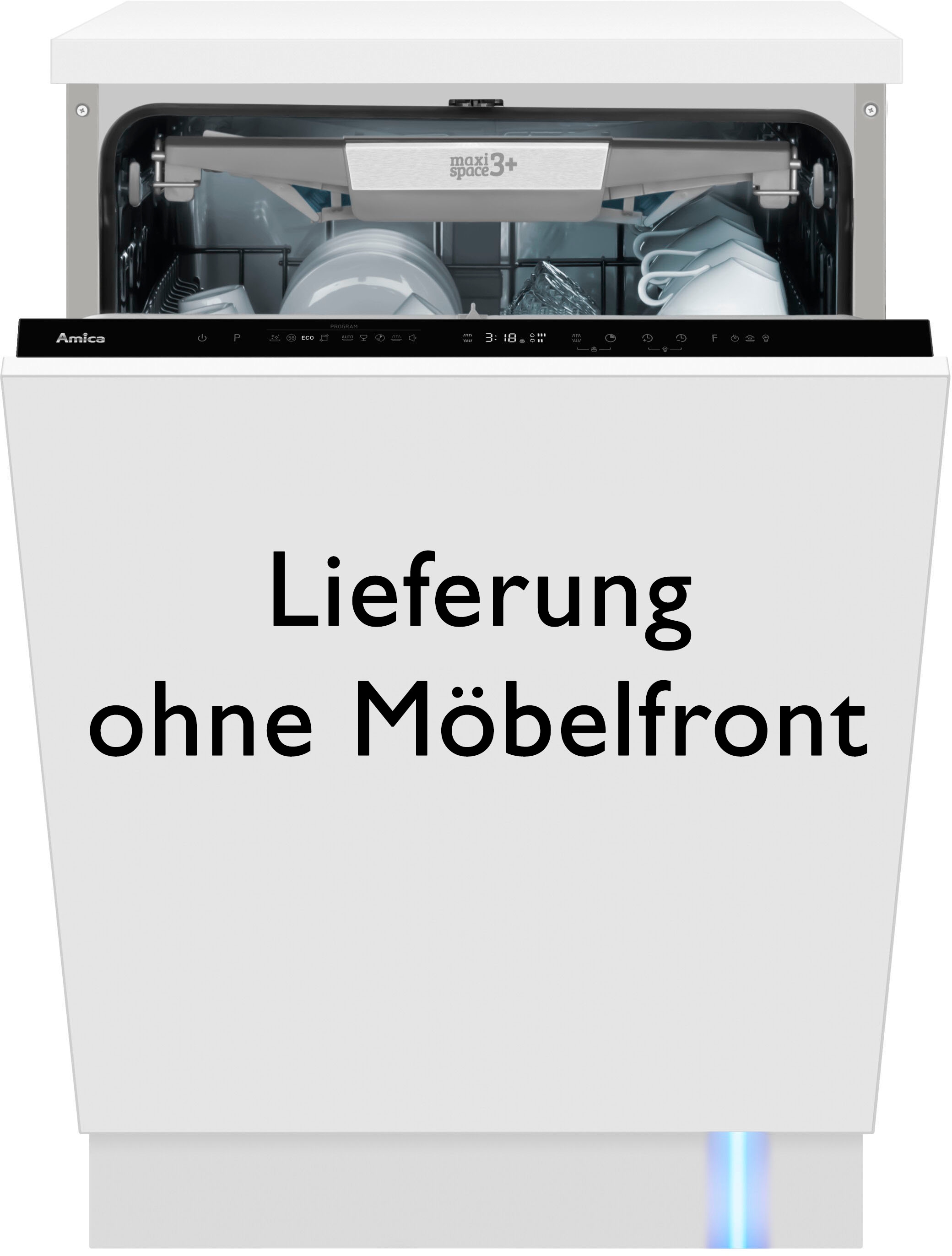 Amica vollintegrierbarer Geschirrspüler »EGSPV 590 900« 9,8 l 14 Maßgedecke