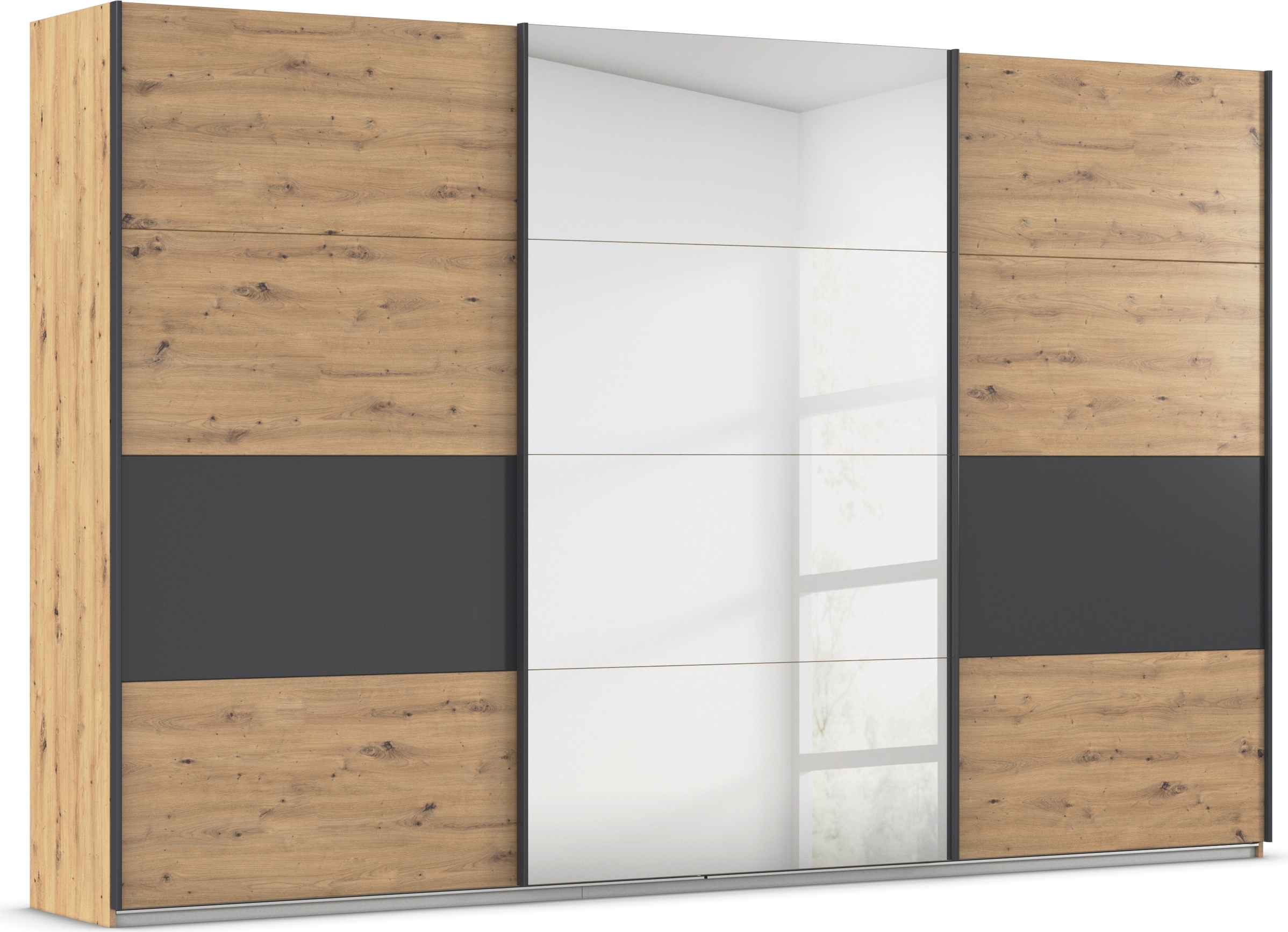 OTTO home "Mehrzweckschrank Aktenschrank Möbel Mietswohnung Schlafzimmer CORTONA" Breiten 203/271/315/360 cm, Höhen 210/229 cm, inkl. Inneneinteilung, 2 Stoffboxen extra Einlegeböden MADE IN GERMANY