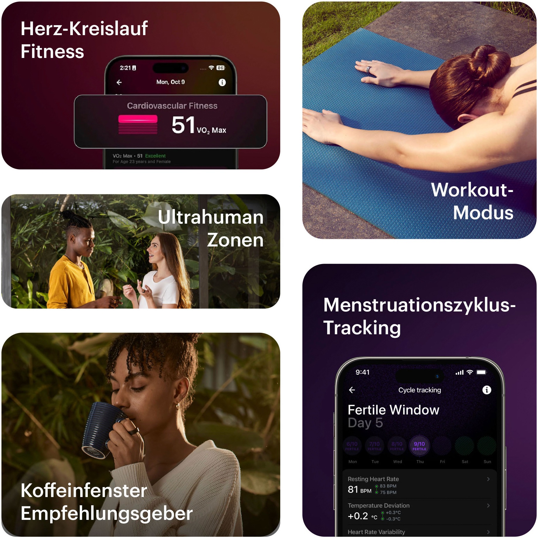 Ultrahuman Activity Tracker »Ring AIR Rose Gold - Size 11«
