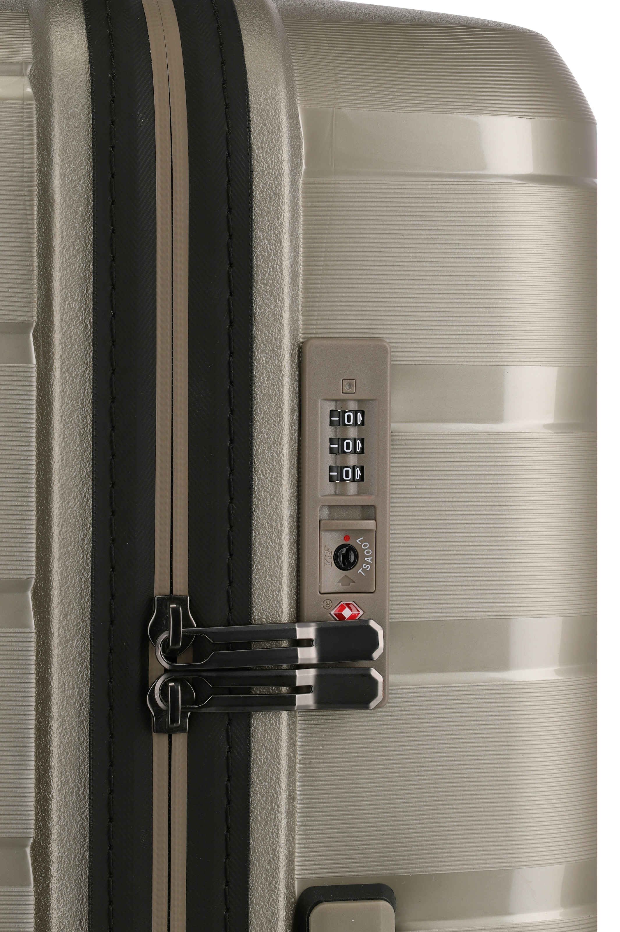 travelite Trolley »AIR BASE Reisekoffer Hartschale« 35 l 4 Rollen kratzresistenter Oberfläche und cleverer Innenaufteilung