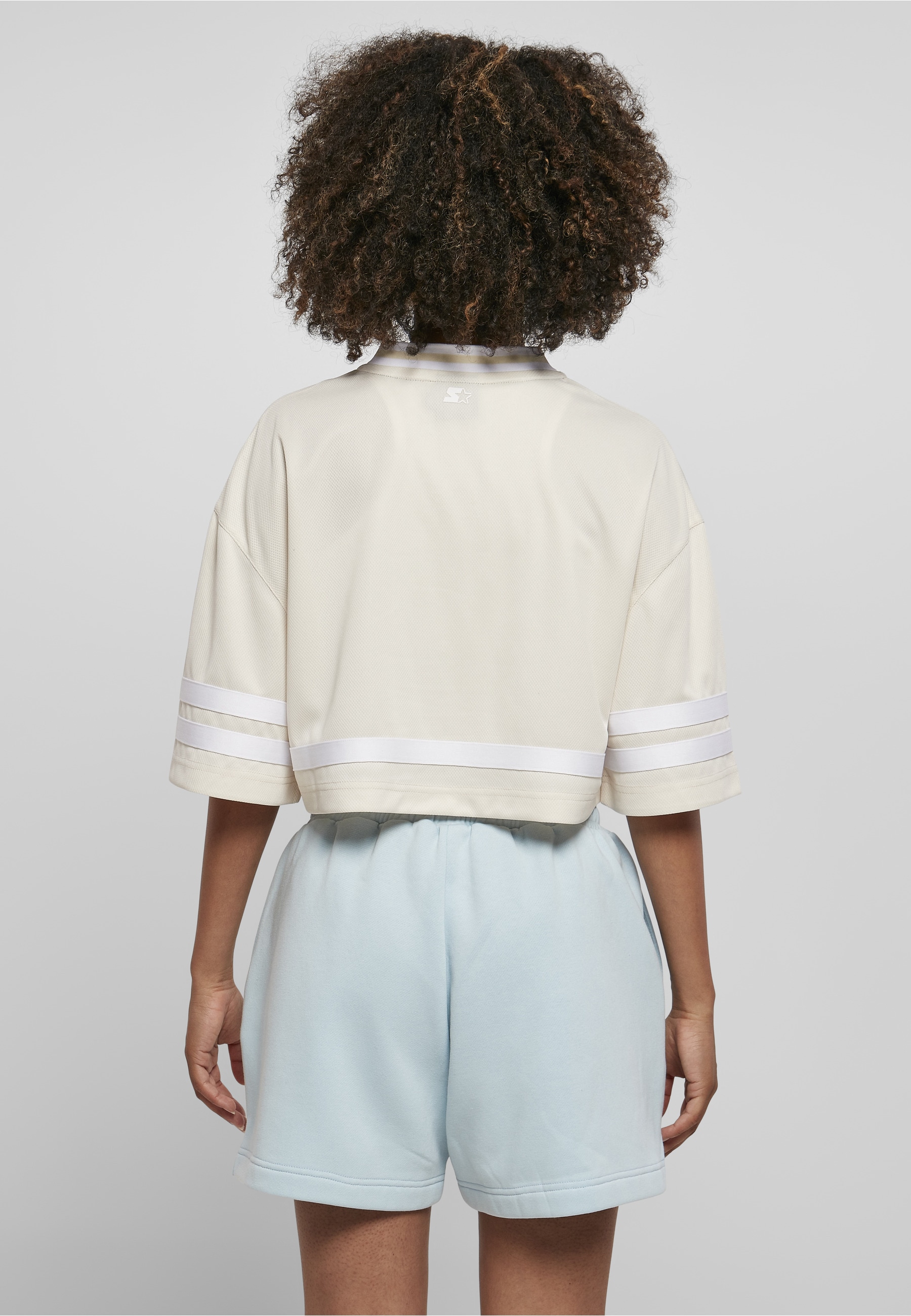 Starter Black Label Kurzarmshirt »Starter Black Label Damen Ladies Starter Cropped Mesh Jersey« 1 Stk.