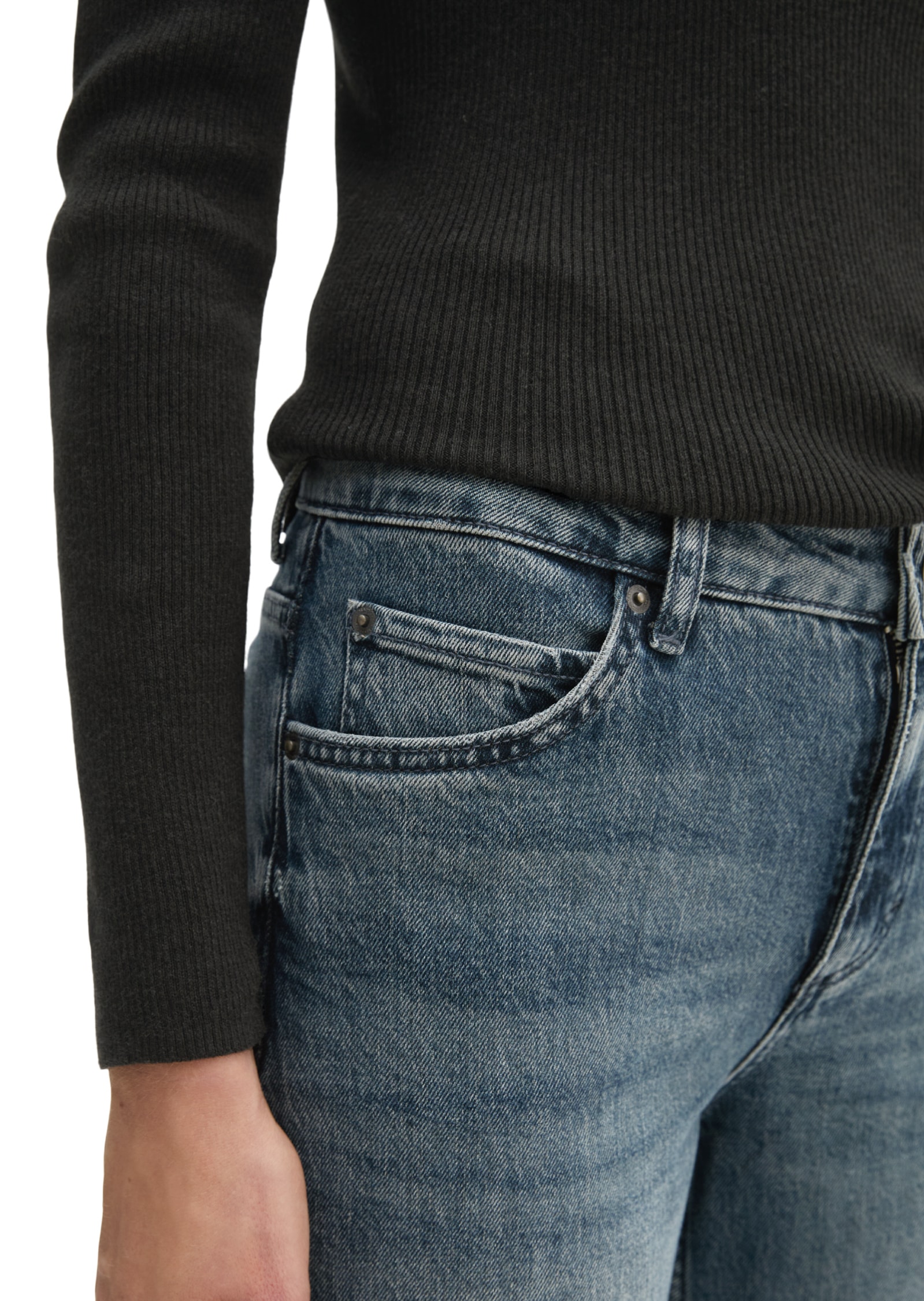 Marc O'Polo Schlagjeans »aus weichem Baumwolle-Lyocell-Mix«
