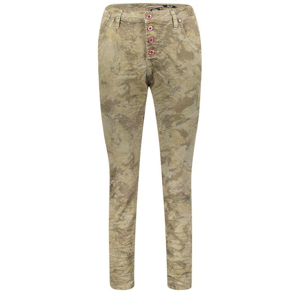 Please Jeans Röhrenhose »P78«, im Military Style