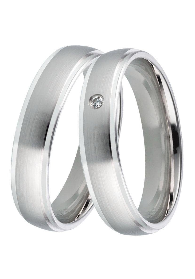 DOOSTI Trauring »Schmuck 925 Trauring Germany, LIEBE«, | Geschenk BAUR Brillant mit online Partnerring in kaufen Made ohne Ehering Silber o