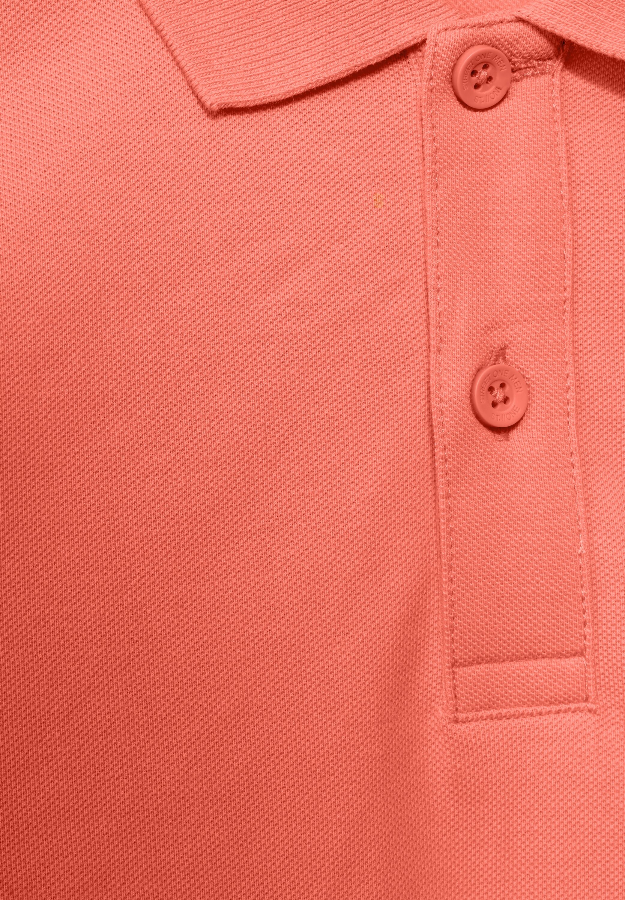 STREET ONE MEN Poloshirt, in Unifarbe