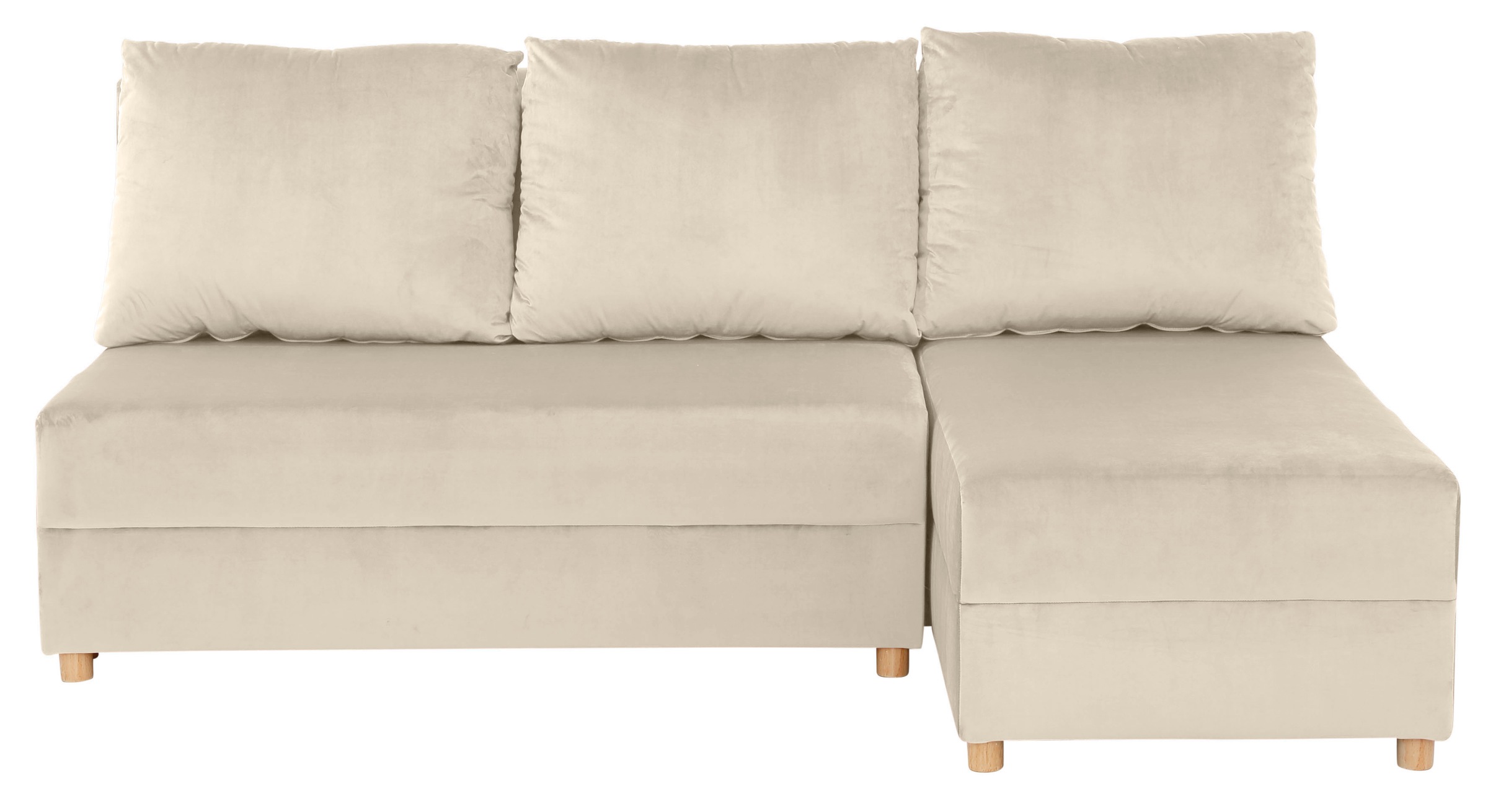 INOSIGN Ecksofa »Mick L-Form«, Longchair links/rechts montierbar, wahlweise mit Bettfunktion